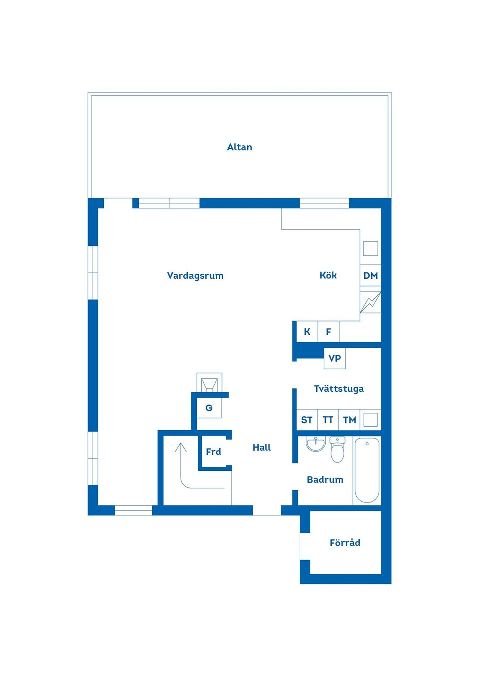 Bostadsrätt, Skalla Hamnväg  10E, Marielundsviken, Strängnäs