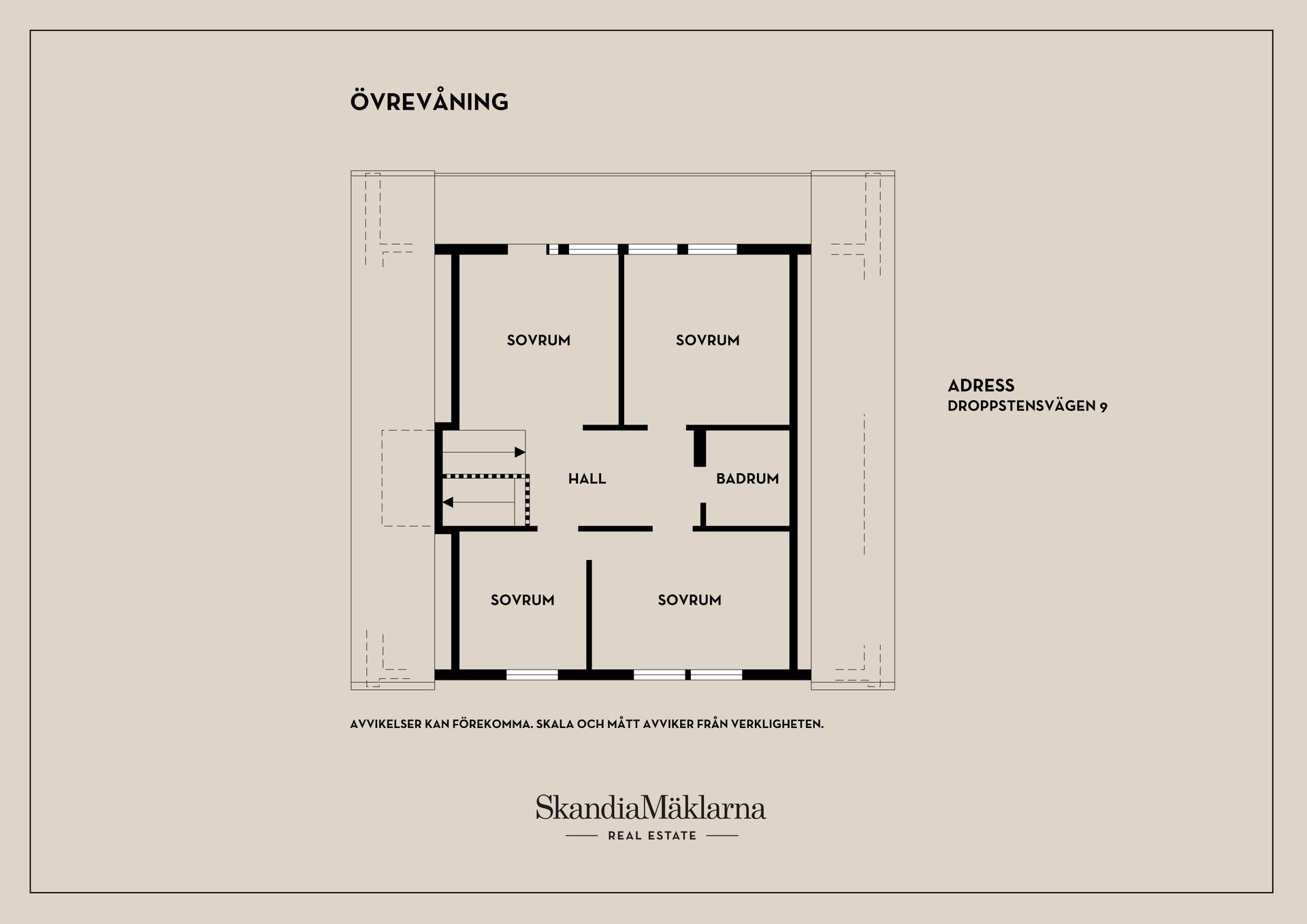 Radhus, Droppstensvägen 9, Lundby, Örebro