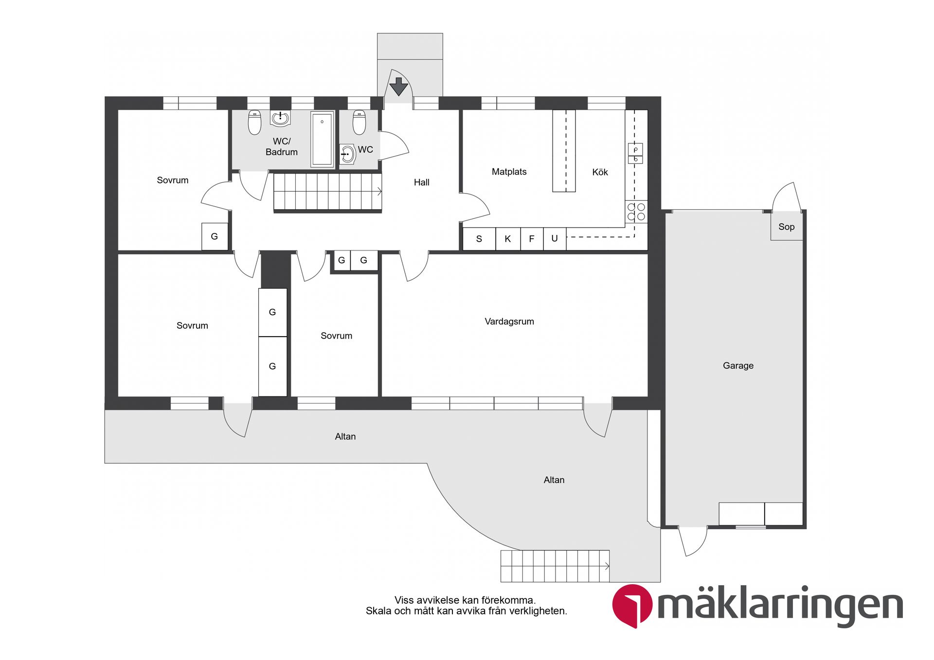 Villa, Aprilvägen 9, Västra Jakobsberg, Järfälla