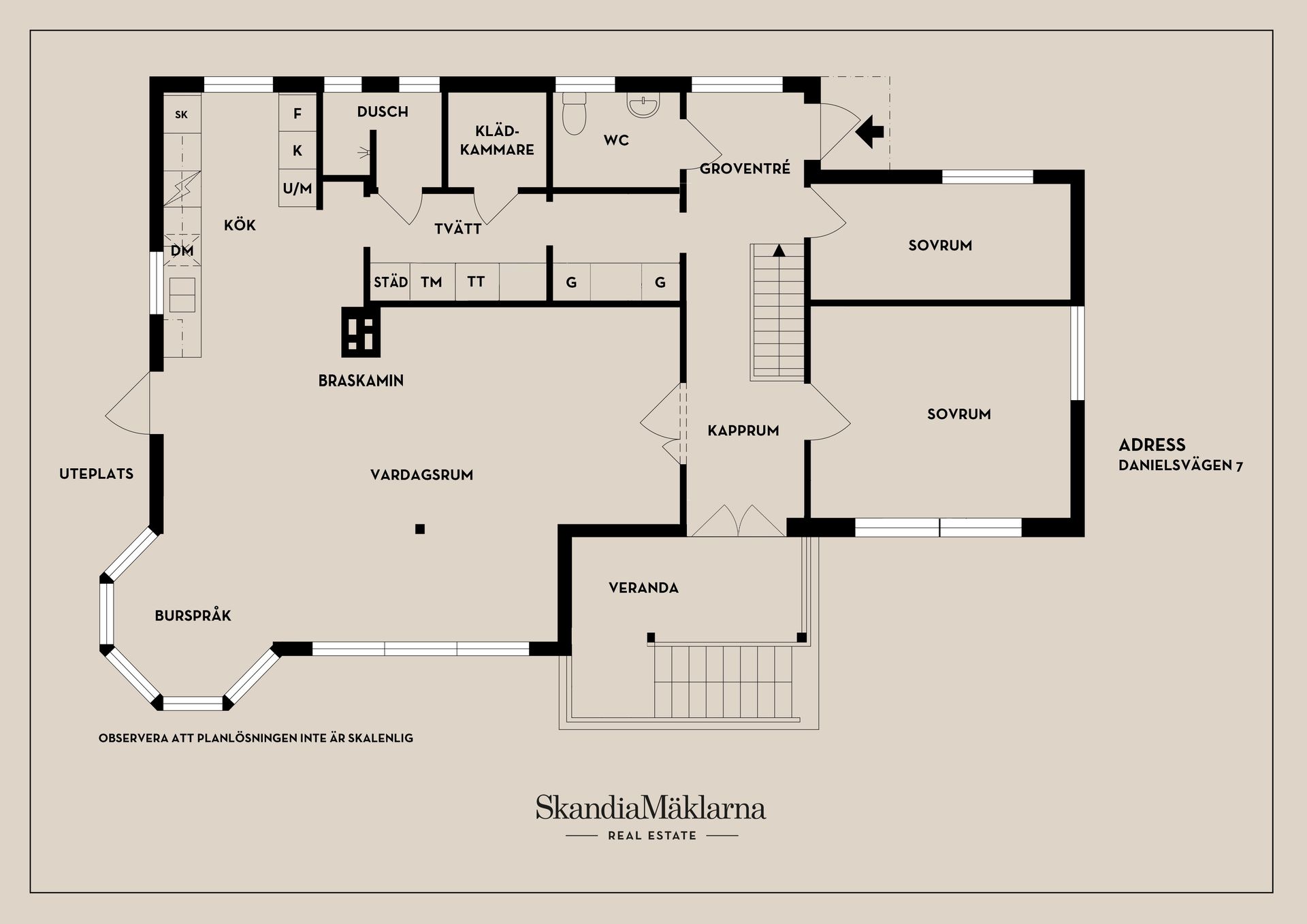 Villa, Danielsvägen 7, Vikdalen, Nacka