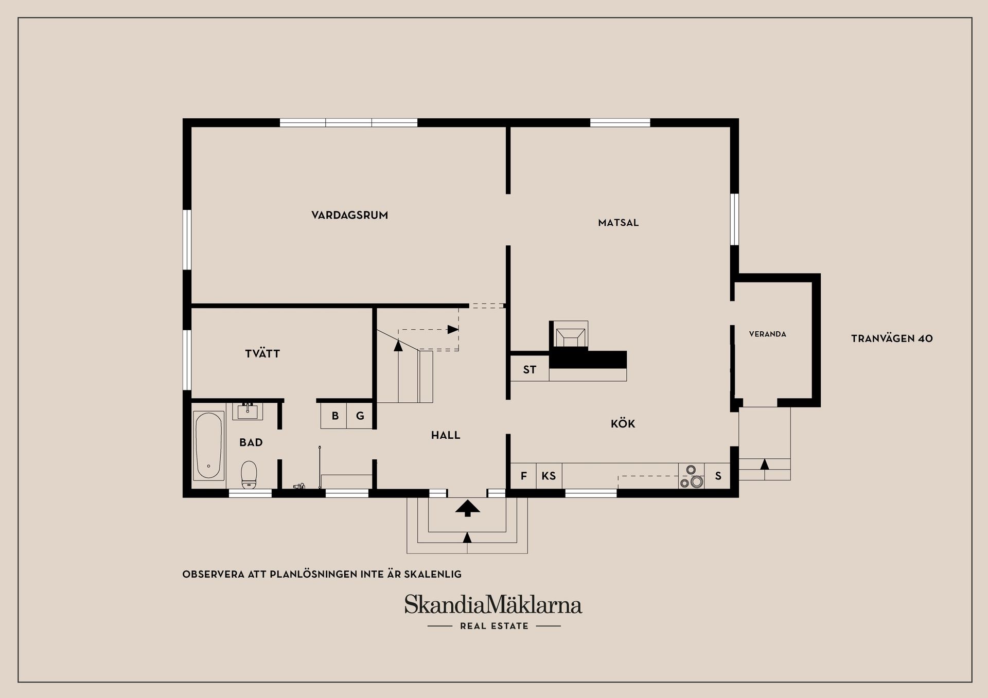 Villa, Tranvägen 40, Borås