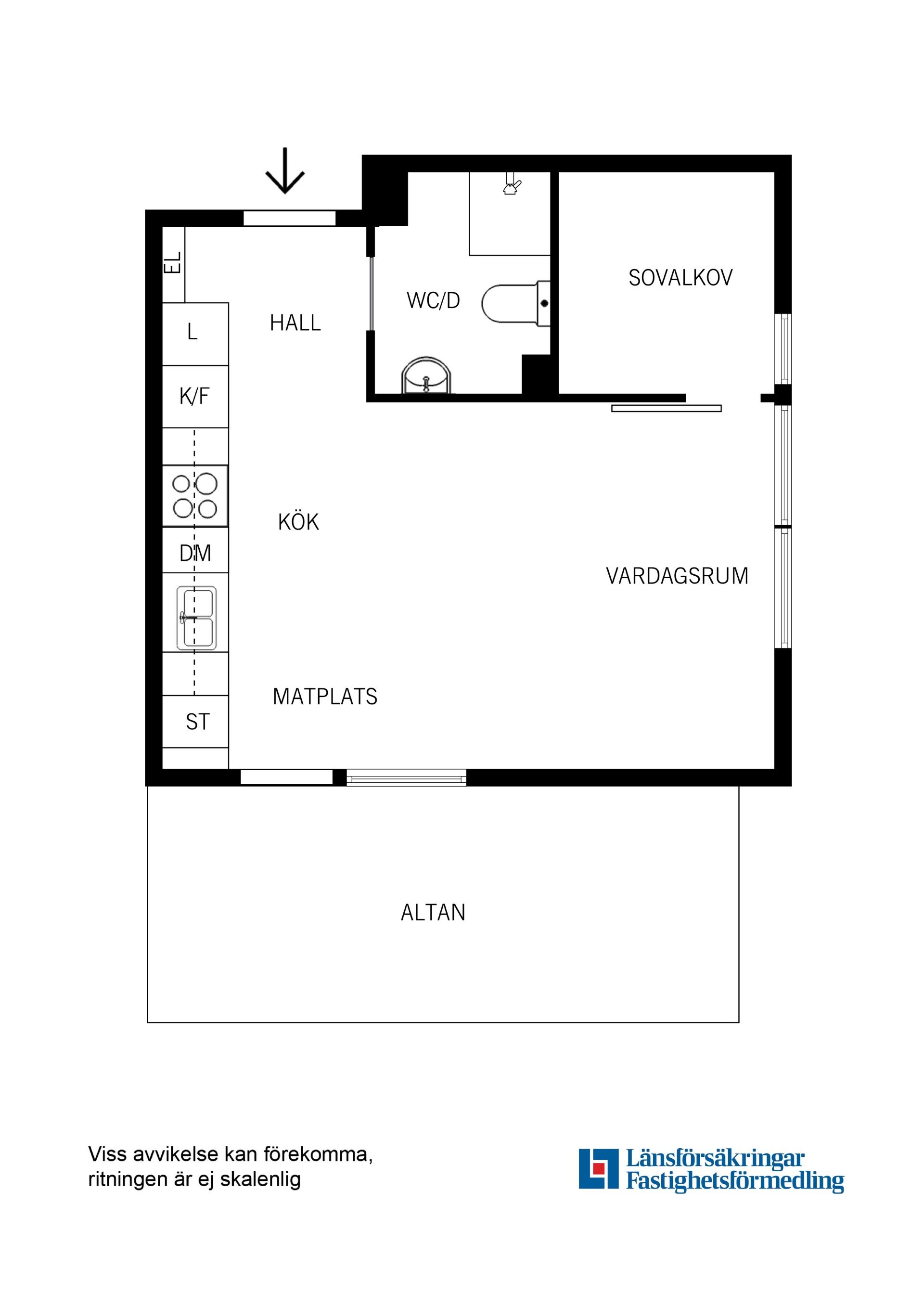 Bostadsrätt, Gamla Södertäljevägen 212b, Segeltorp, Huddinge