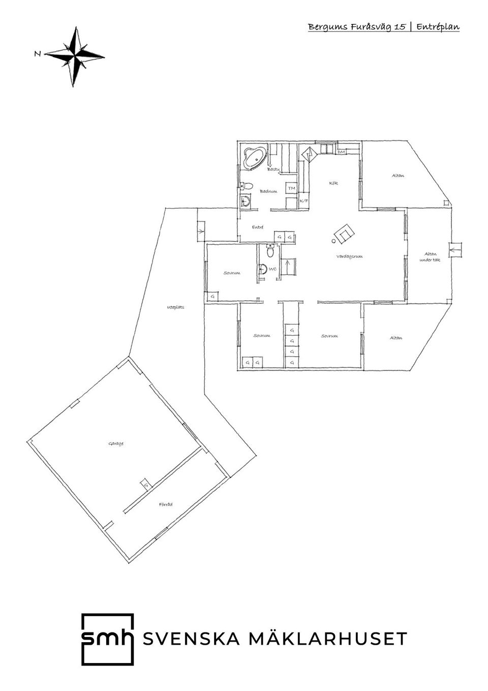 Villa, Bergums furåsväg 15, Göteborg