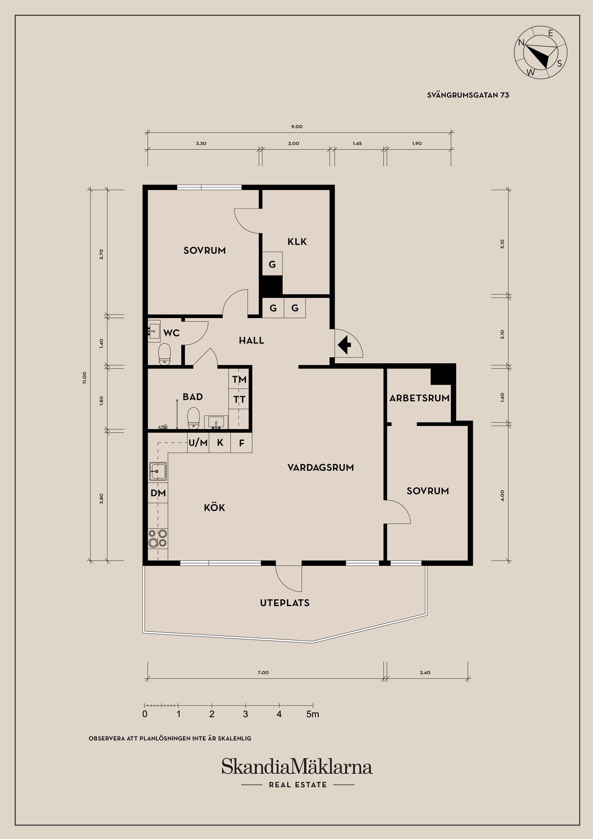 Bostadsrätt, Svängrumsgatan 73, Flatås, Göteborg