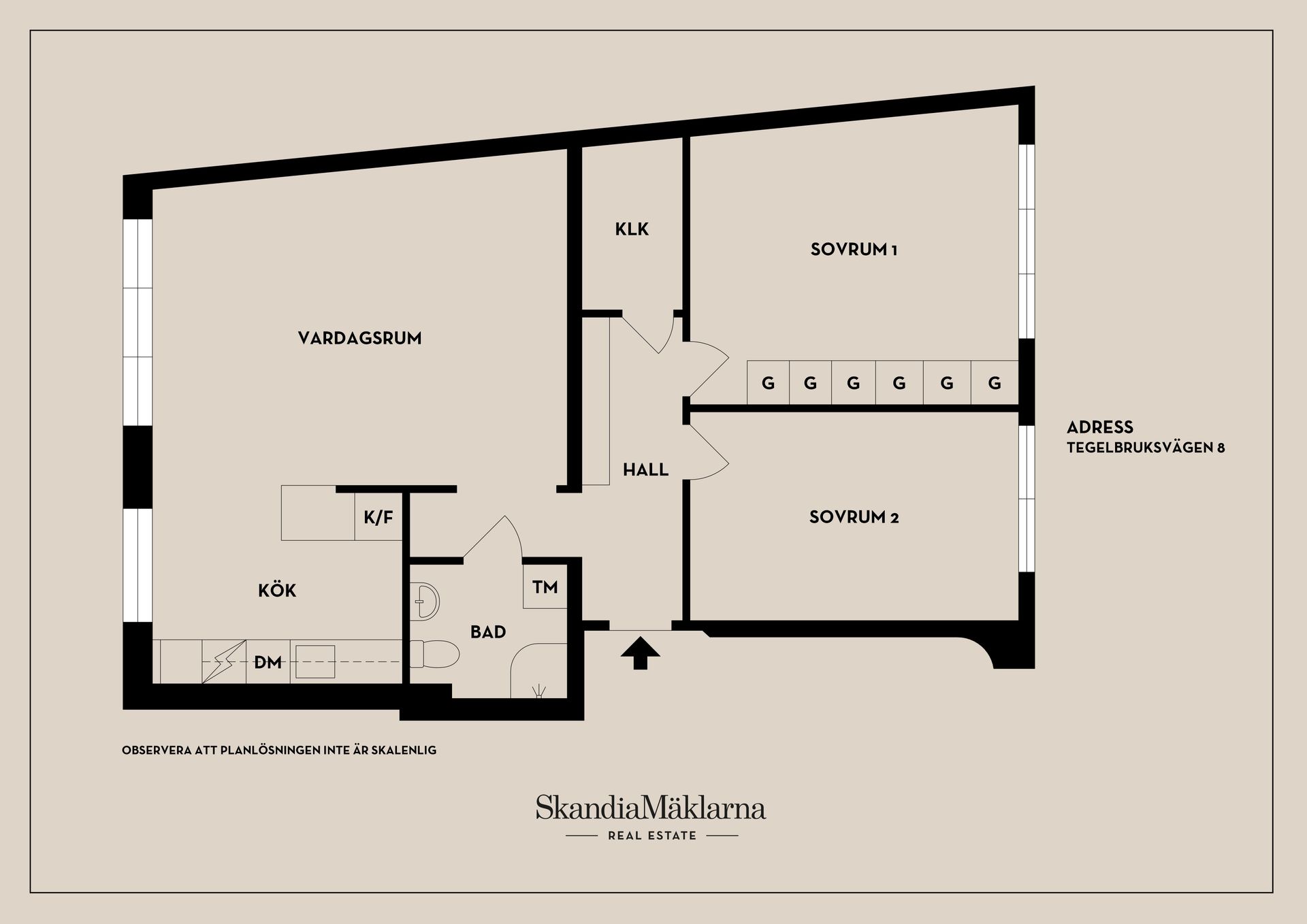Bostadsrätt, Tegelbruksvägen 8A, Midsommarkransen, Stockholm