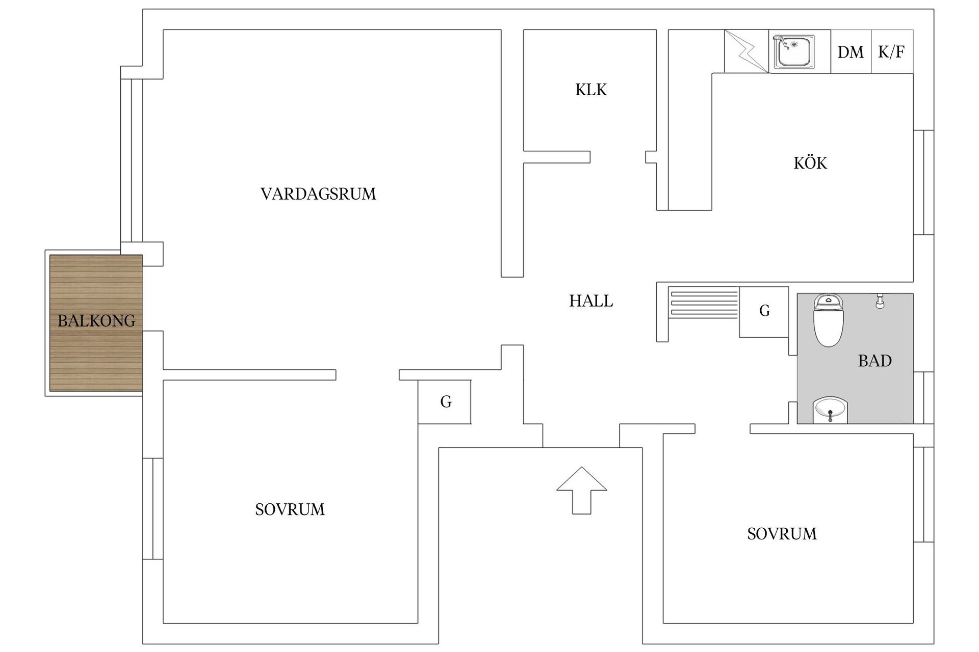 Bostadsrätt, Karlskronavägen 19, Björkhagen, Stockholm