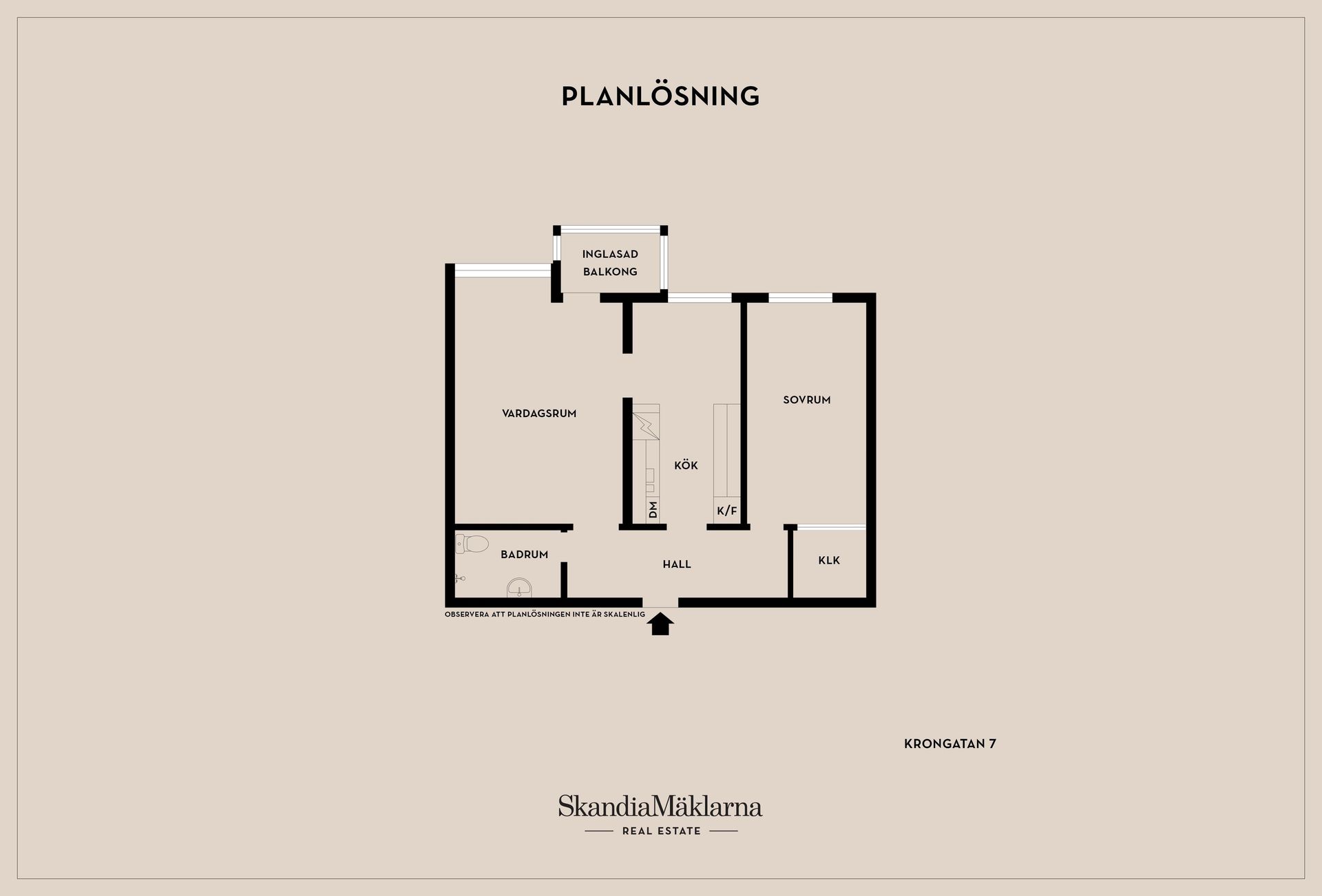 Bostadsrätt, Krongatan 7, Tunavallen / Centralt, Eskilstuna