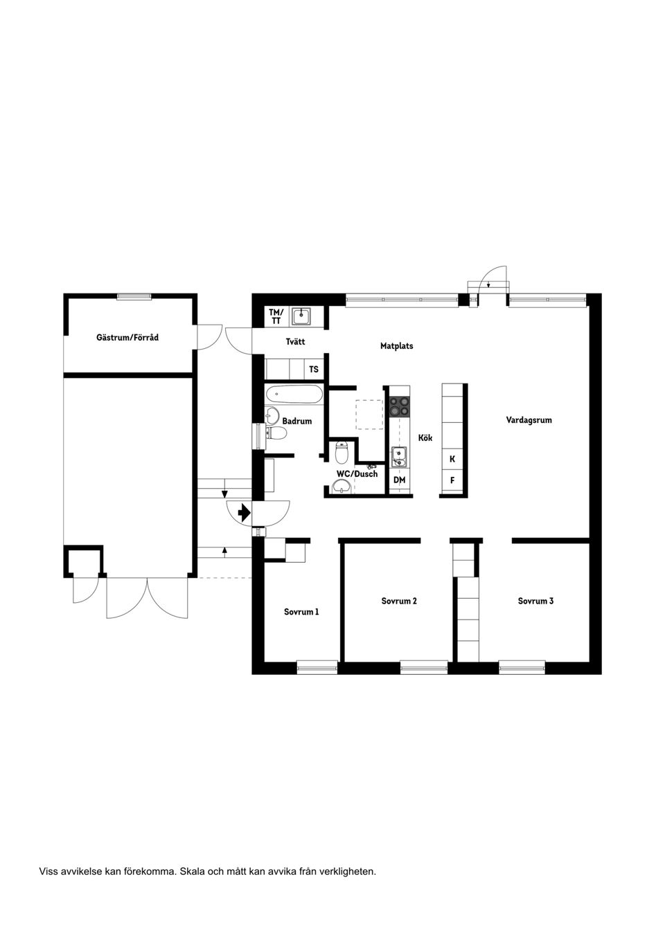 Villa, Ladövägen 3, Hov, Växjö