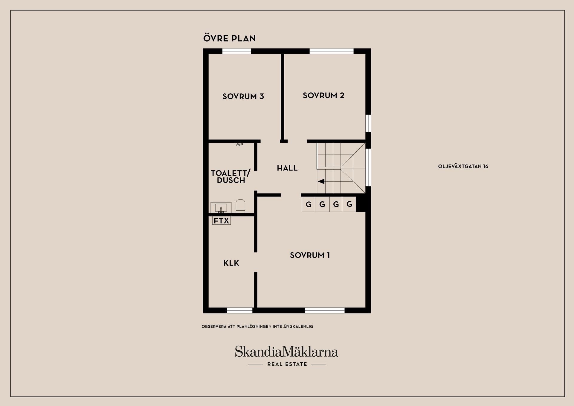 Radhus, Oljeväxtgatan 16, Lambohov, Linköping