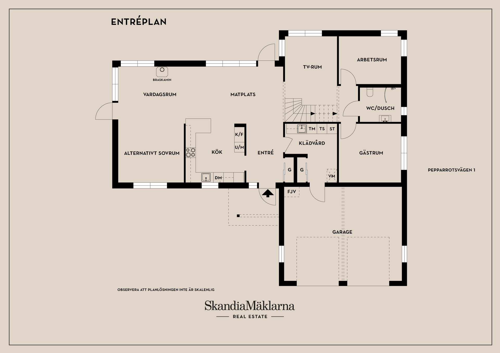 Villa, Pepparrotsvägen 1, Ekängen, Linköping