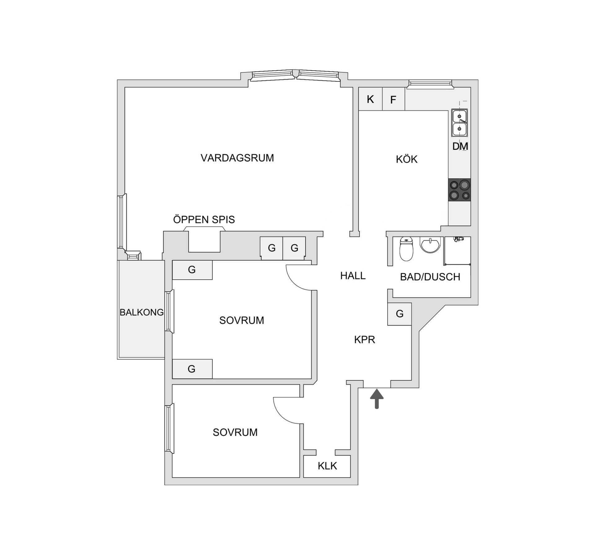 Bostadsrätt, Vindelgatan 28, Byttorp, Borås