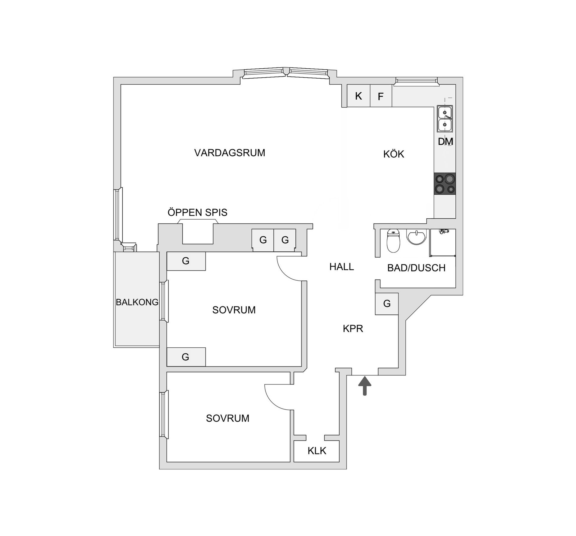 Bostadsrätt, Vindelgatan 28, Byttorp, Borås