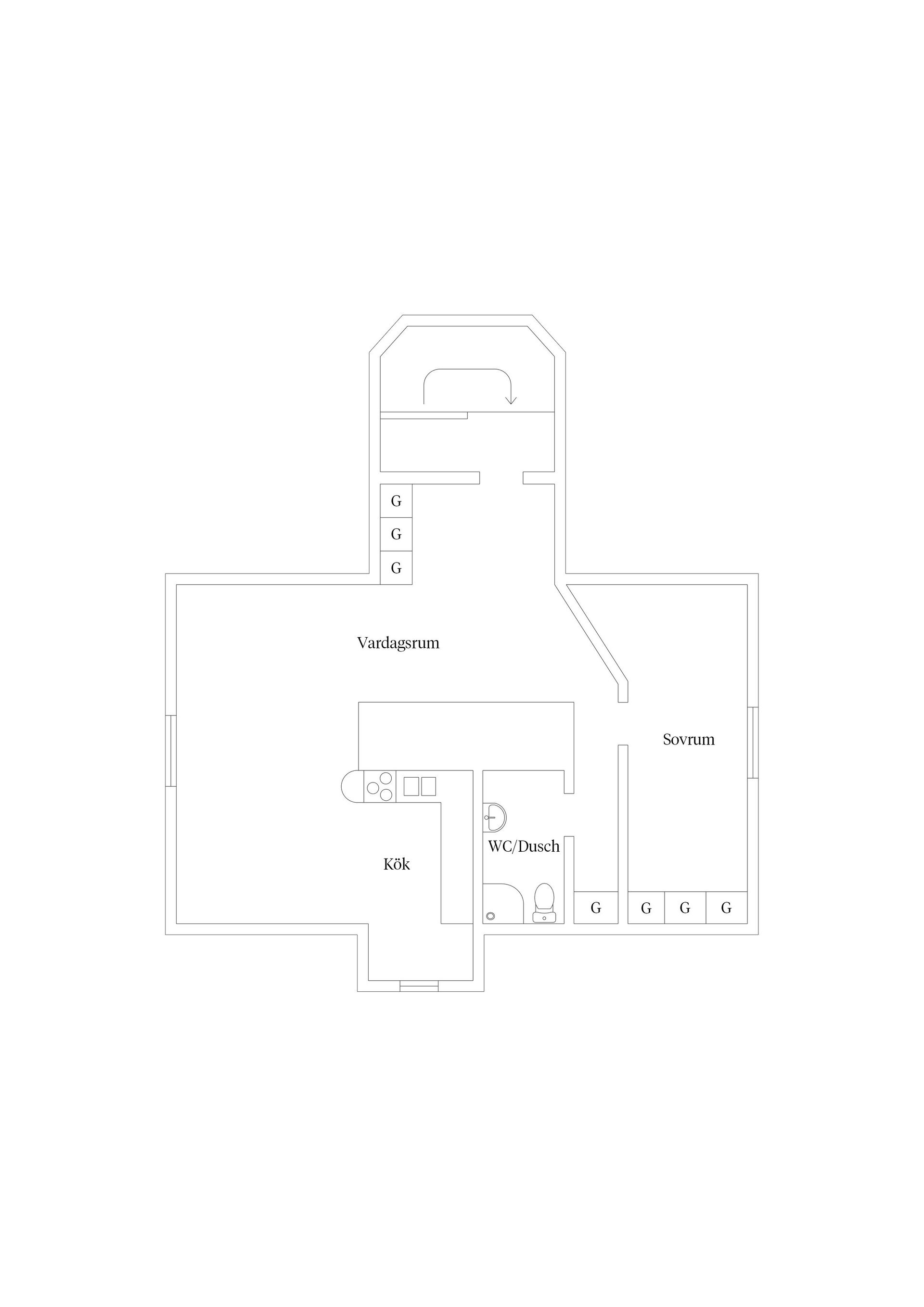 Villa, Västra Ringvägen 4, Villastaden, Gävle