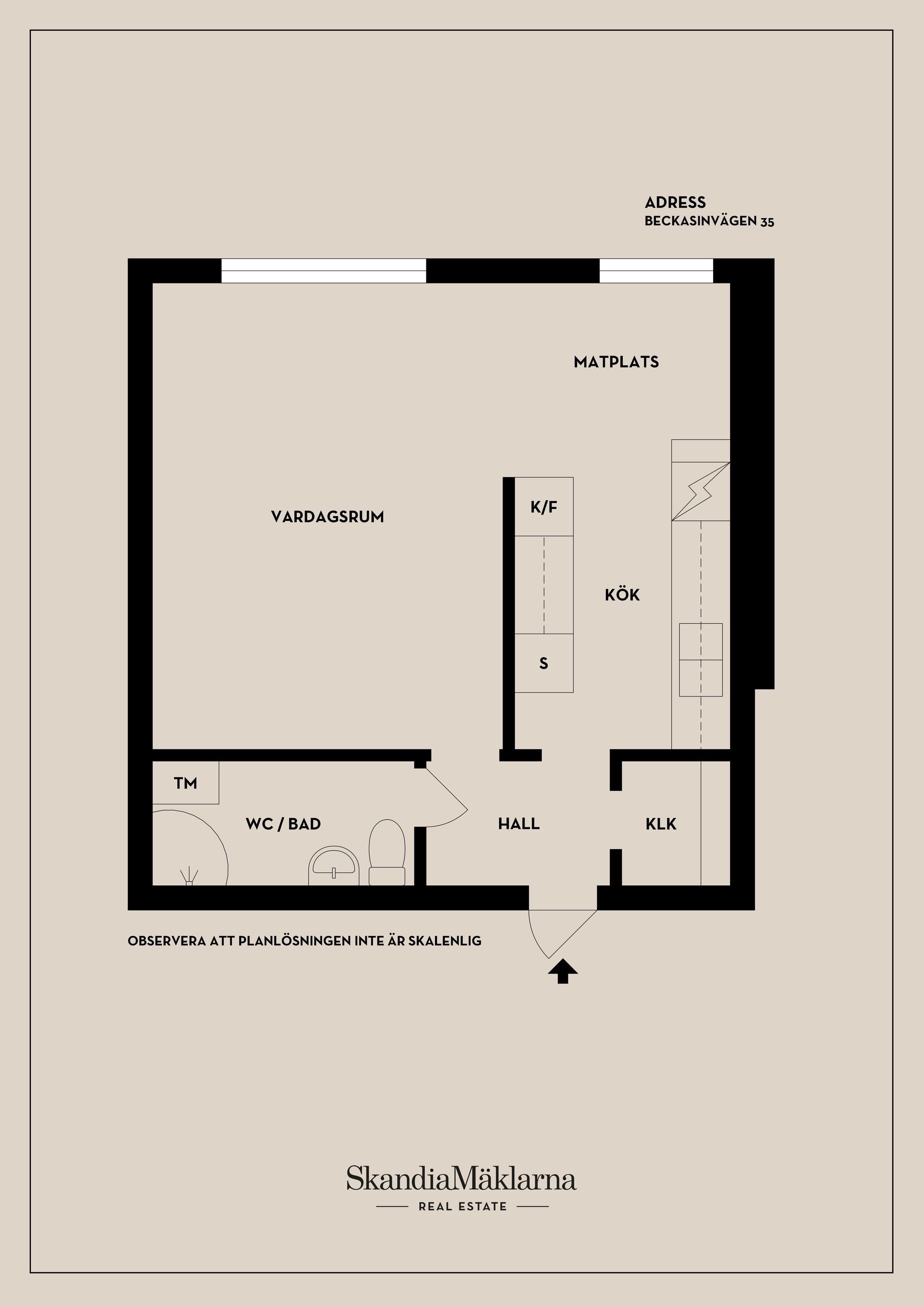 Bostadsrätt, Beckasinvägen 33, Ektorp - Saltängen, Nacka