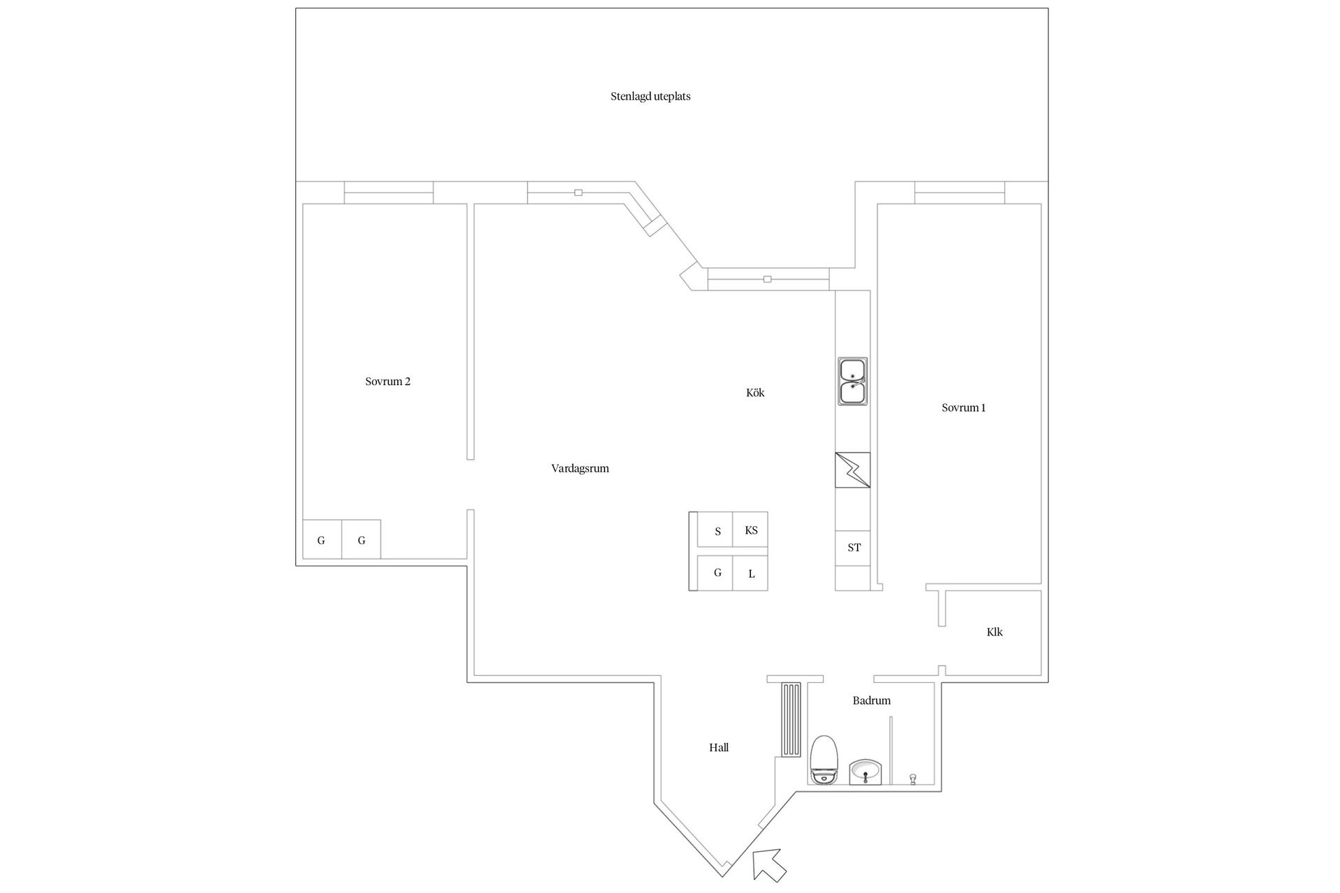 Bostadsrätt, Gjuterigatan 52A, Gjuteriet, Ystad