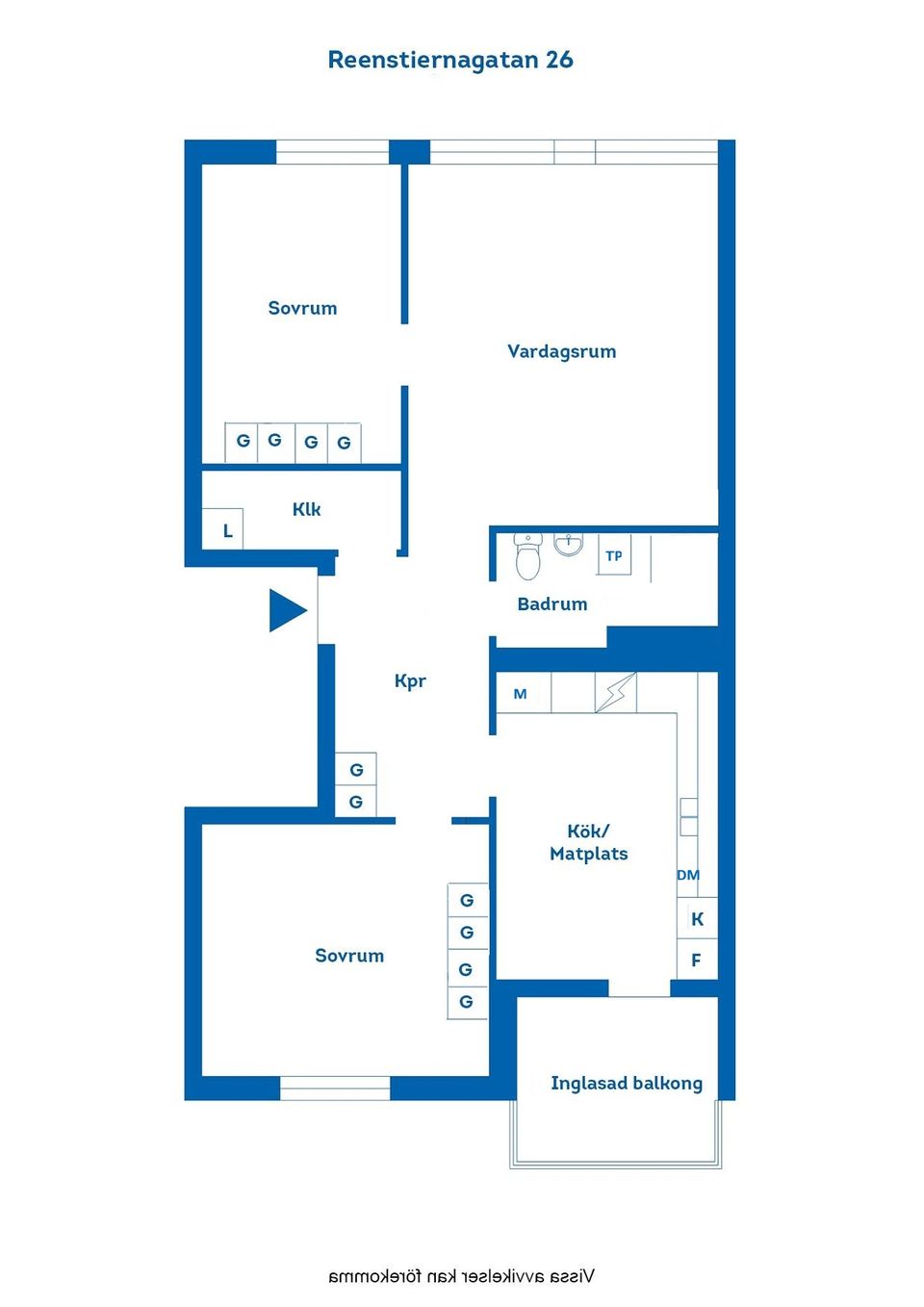 Bostadsrätt, Reenstiernagatan 26, Eneby, Norrköping