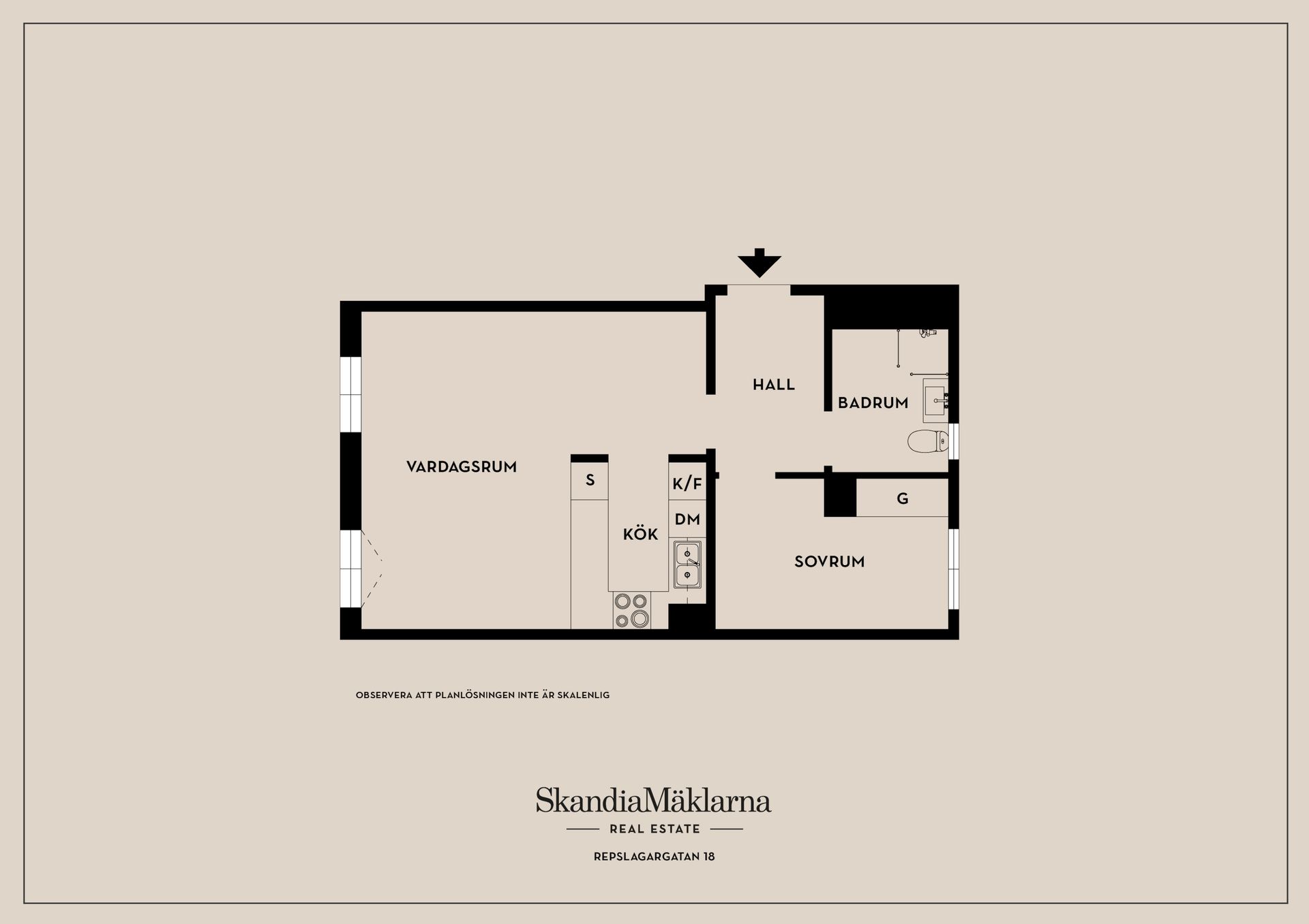 Bostadsrätt, Repslagargatan 18, Södermalm - Maria, Stockholm