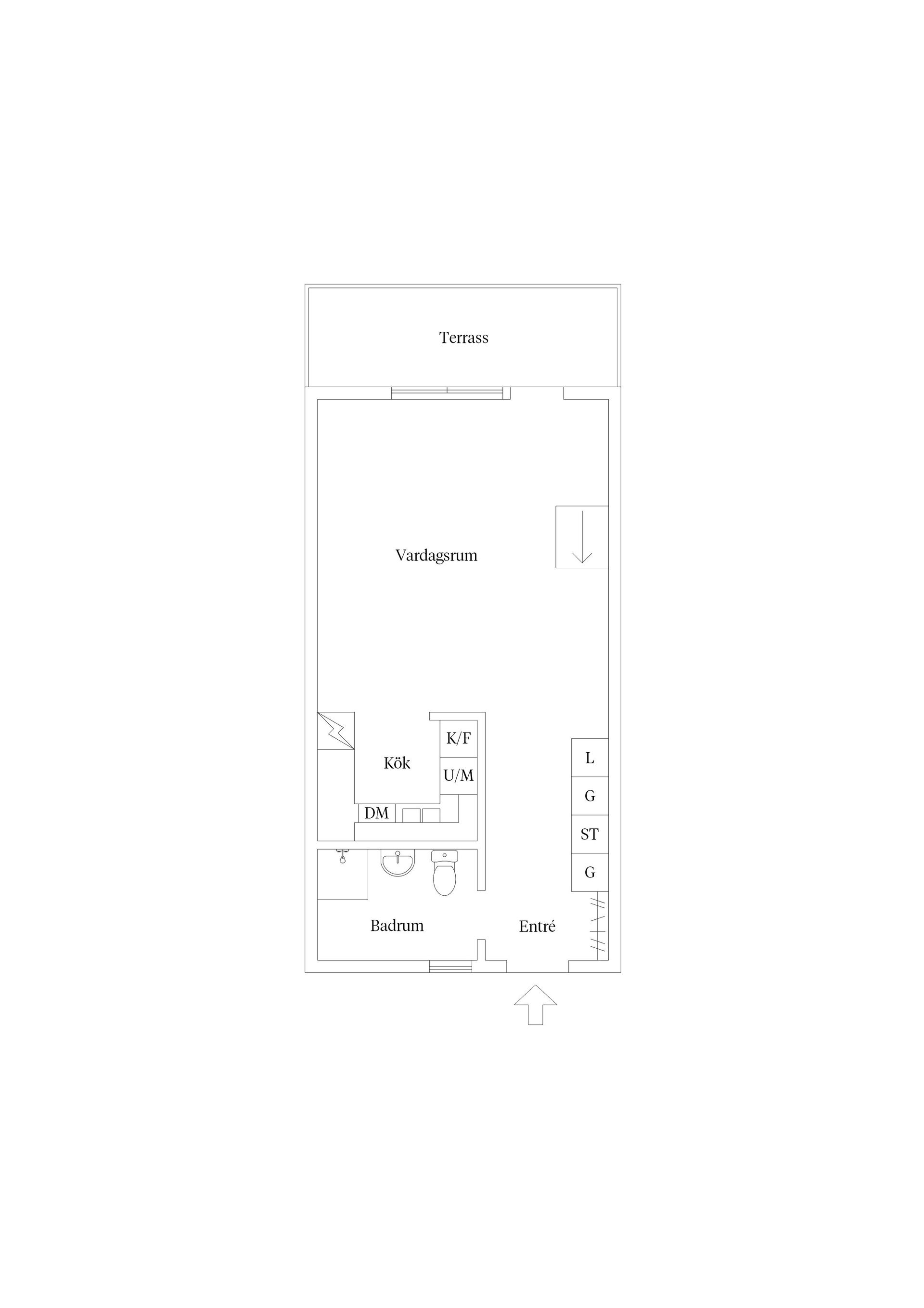 Bostadsrätt, Bäverns gränd 16A, Centrum Uppsala, Uppsala