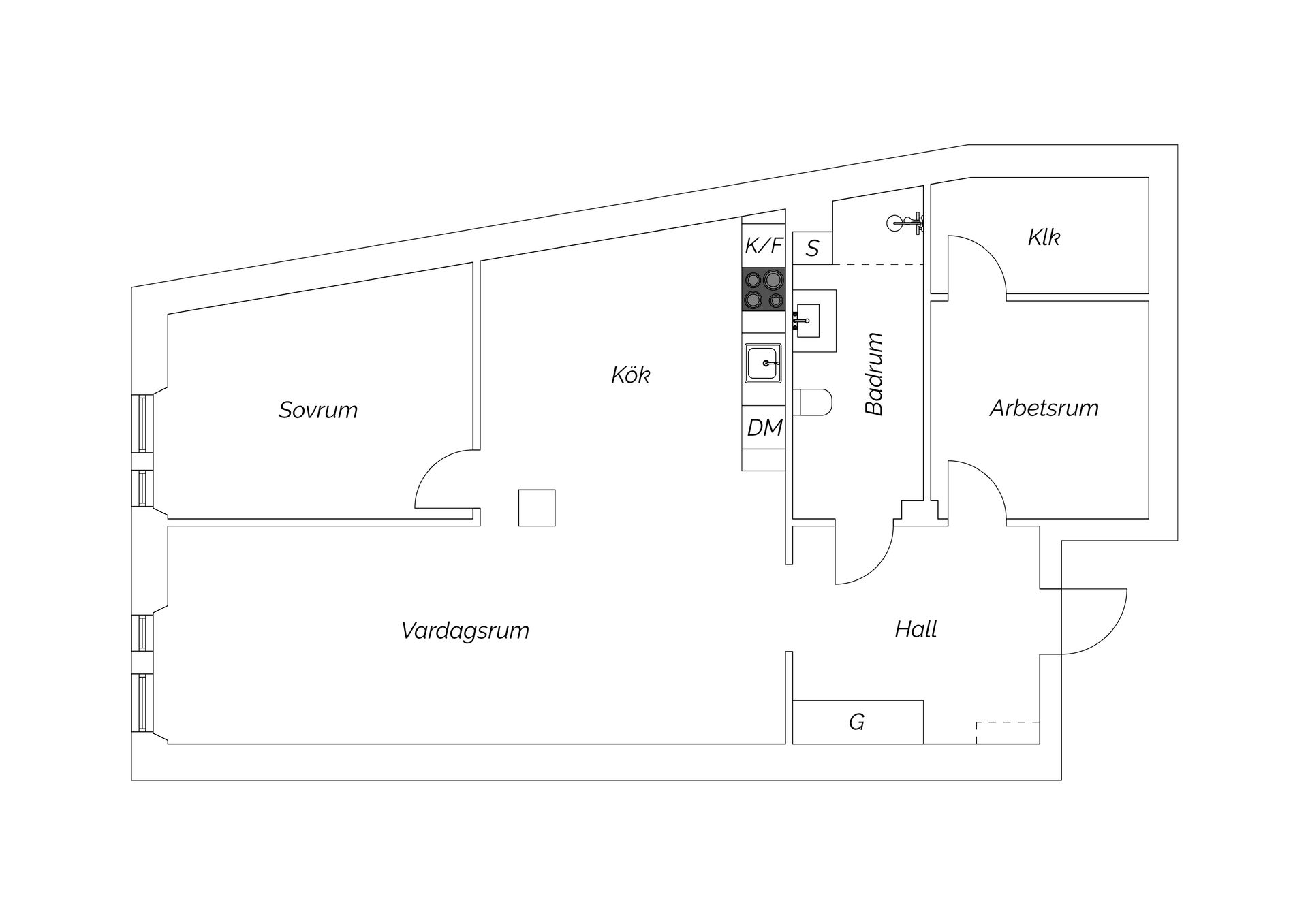 Bostadsrätt, Lasarettsgatan 6, Kungshöjd, Göteborg