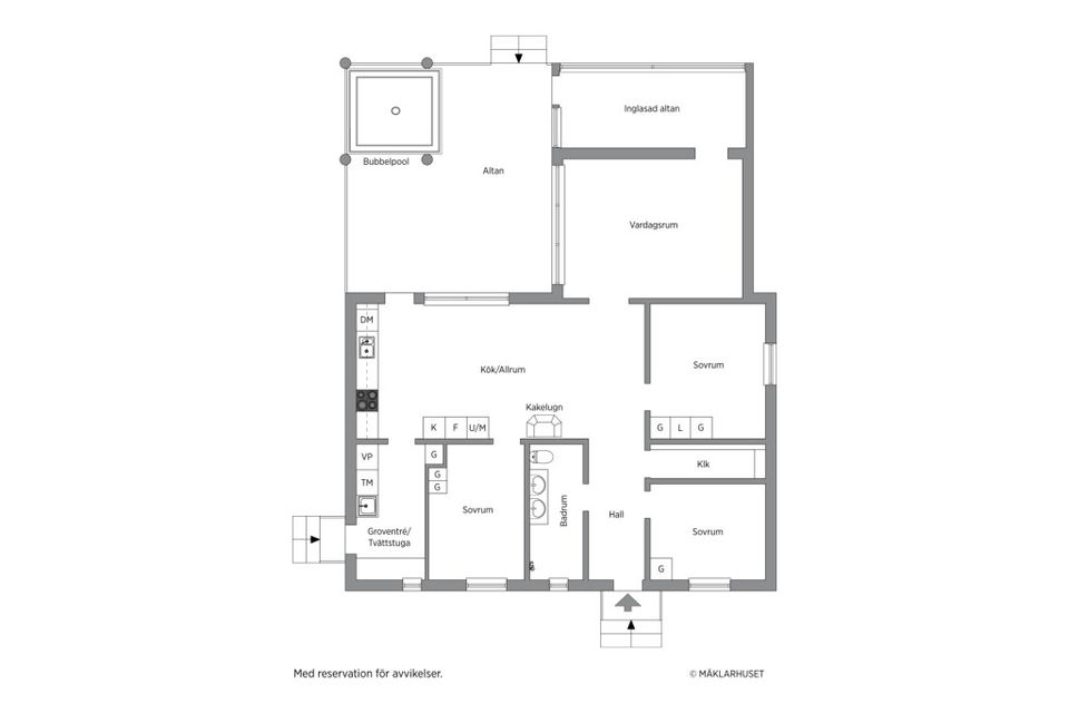 Villa, Rotvägen 1, Bergeforsen, Timrå