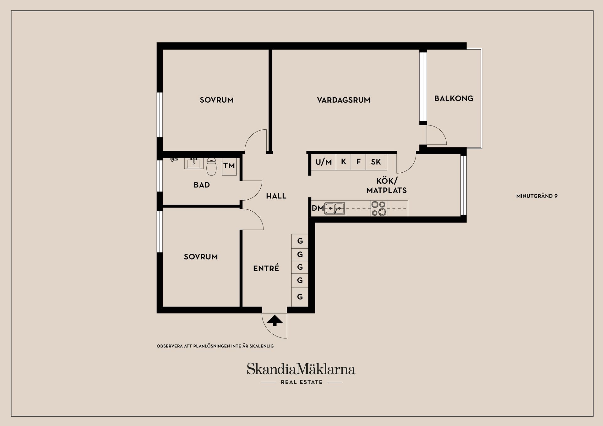 Bostadsrätt, Minutgränd 9, Jakobsberg, Järfälla