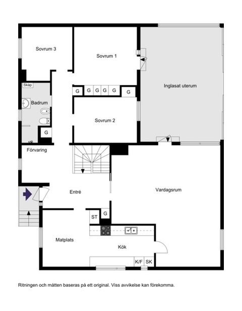 Villa, Kaggalyckevägen 9, Söndrum, Halmstad