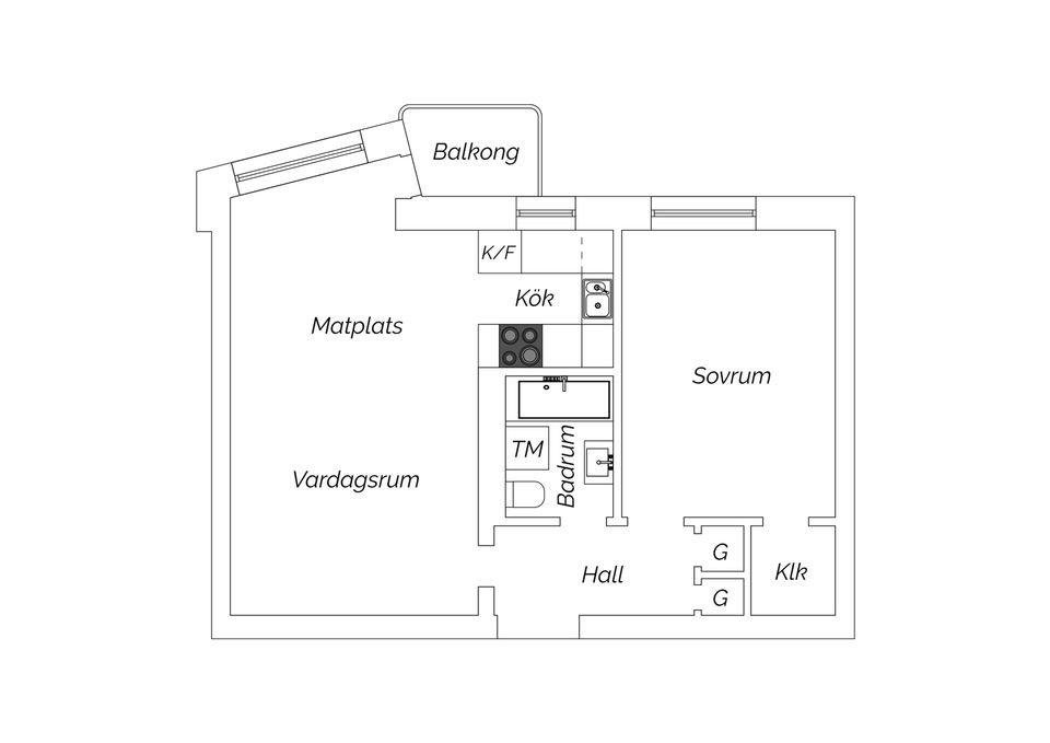 Bostadsrätt, Wennerbergsgatan 6 A, 2 tr, Kungsholmen, Stockholm