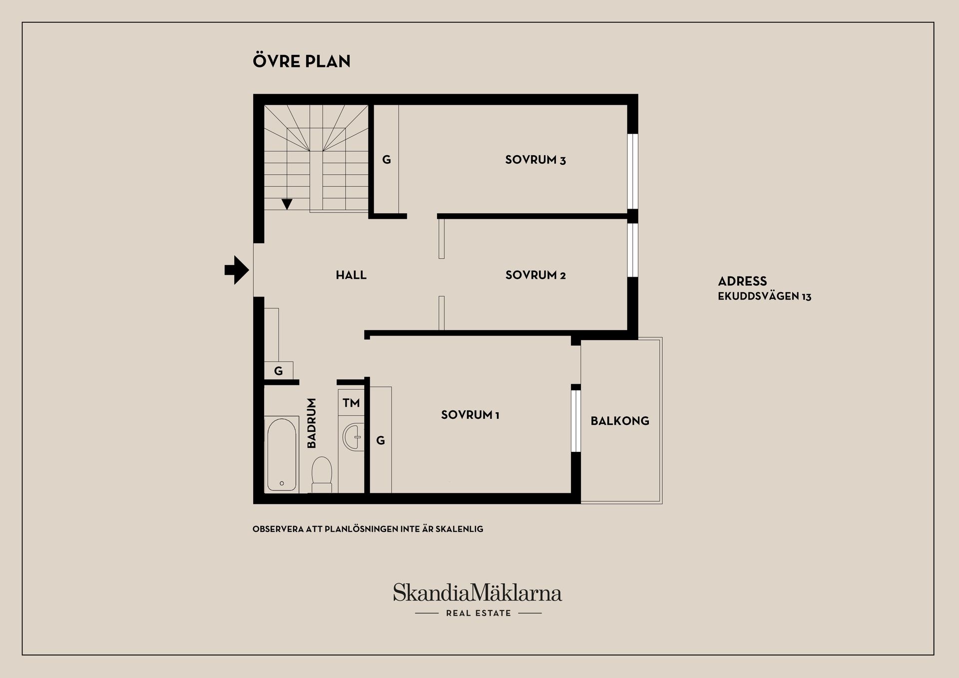 Bostadsrätt, Ekuddsvägen 13, Ekudden, Nacka