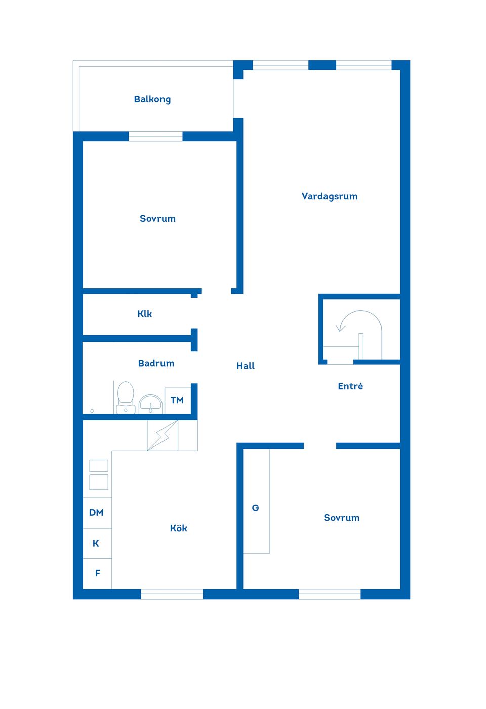 Bostadsrätt, Öknavägen 43B, Hällby, Eskilstuna