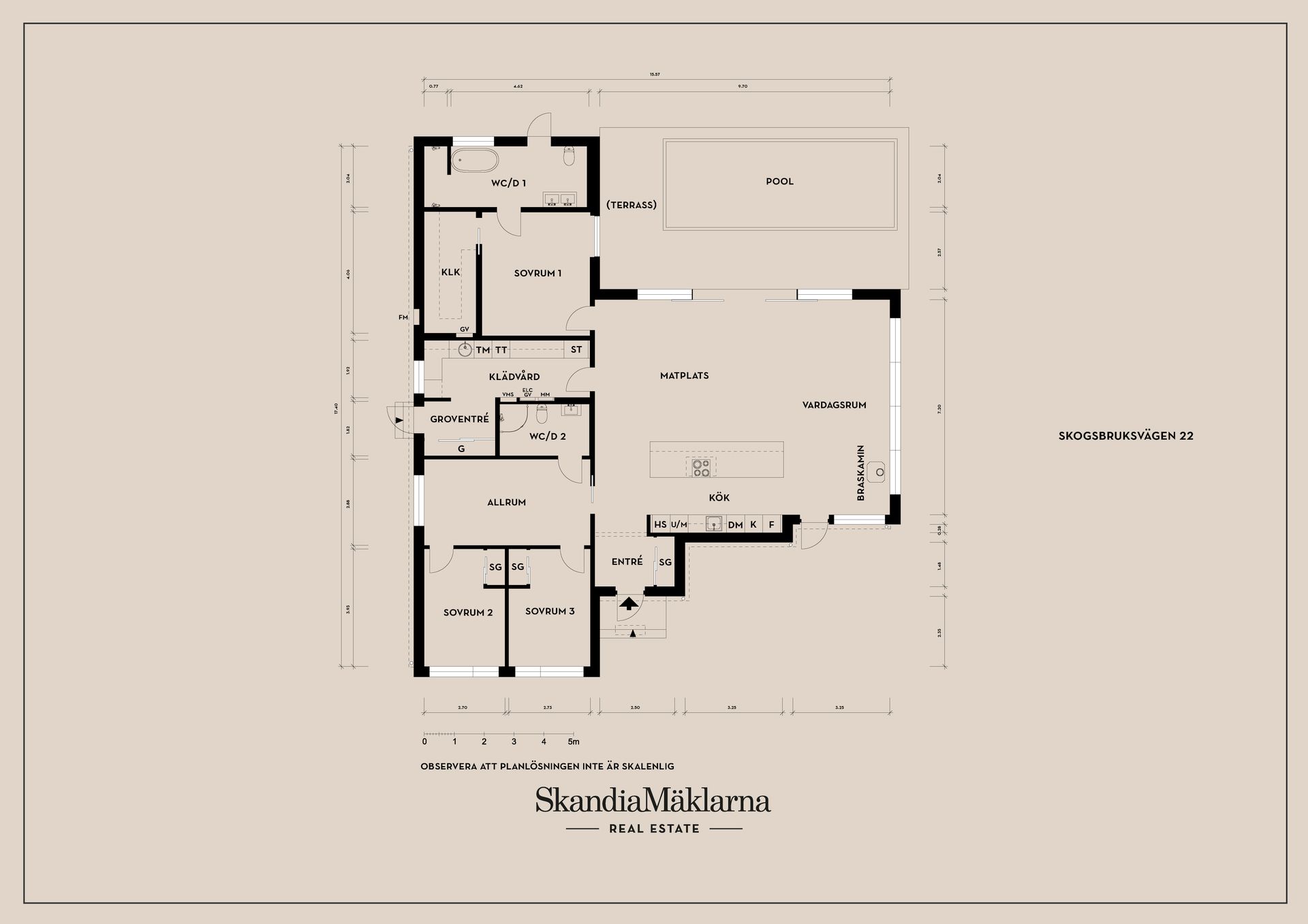 Villa, Skogsbruksvägen 22, Edsgatan/Norra Stockfallet, Karlstad