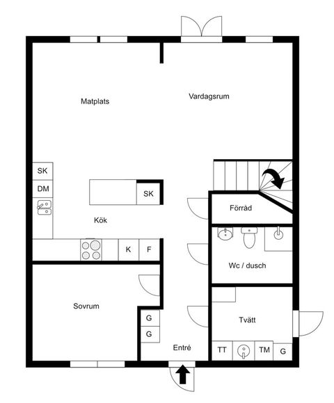 Radhus, Norgegatan 7, Lillhamra, Västerås