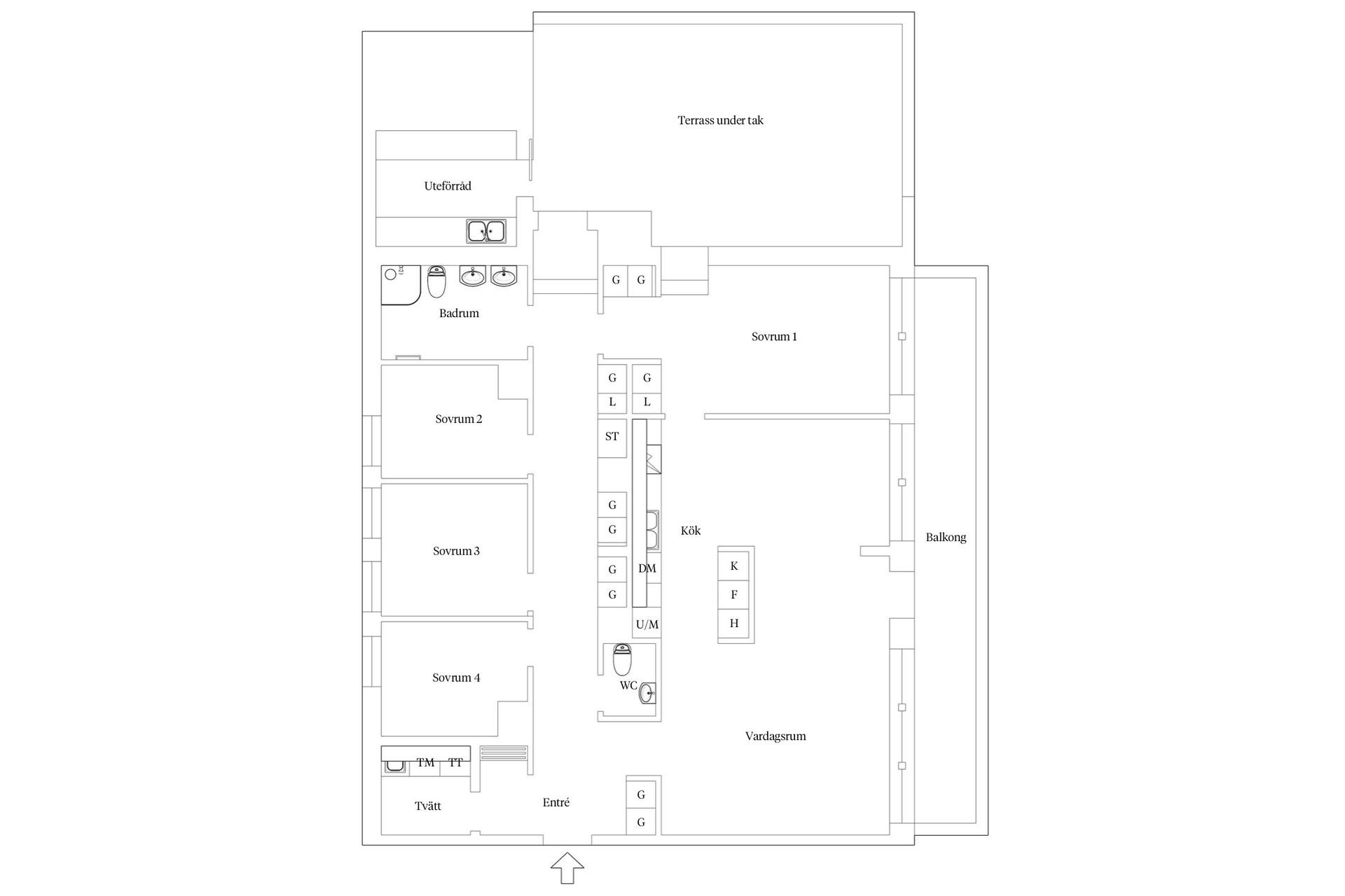 Bostadsrätt, Raoul Wallenbergs gata 14B, Centrum, Växjö