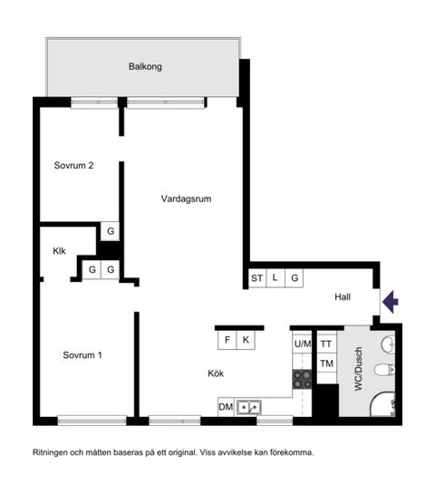 Bostadsrätt, Bryggvägen 16, vån 3/5, Gröndal Strand, Stockholm