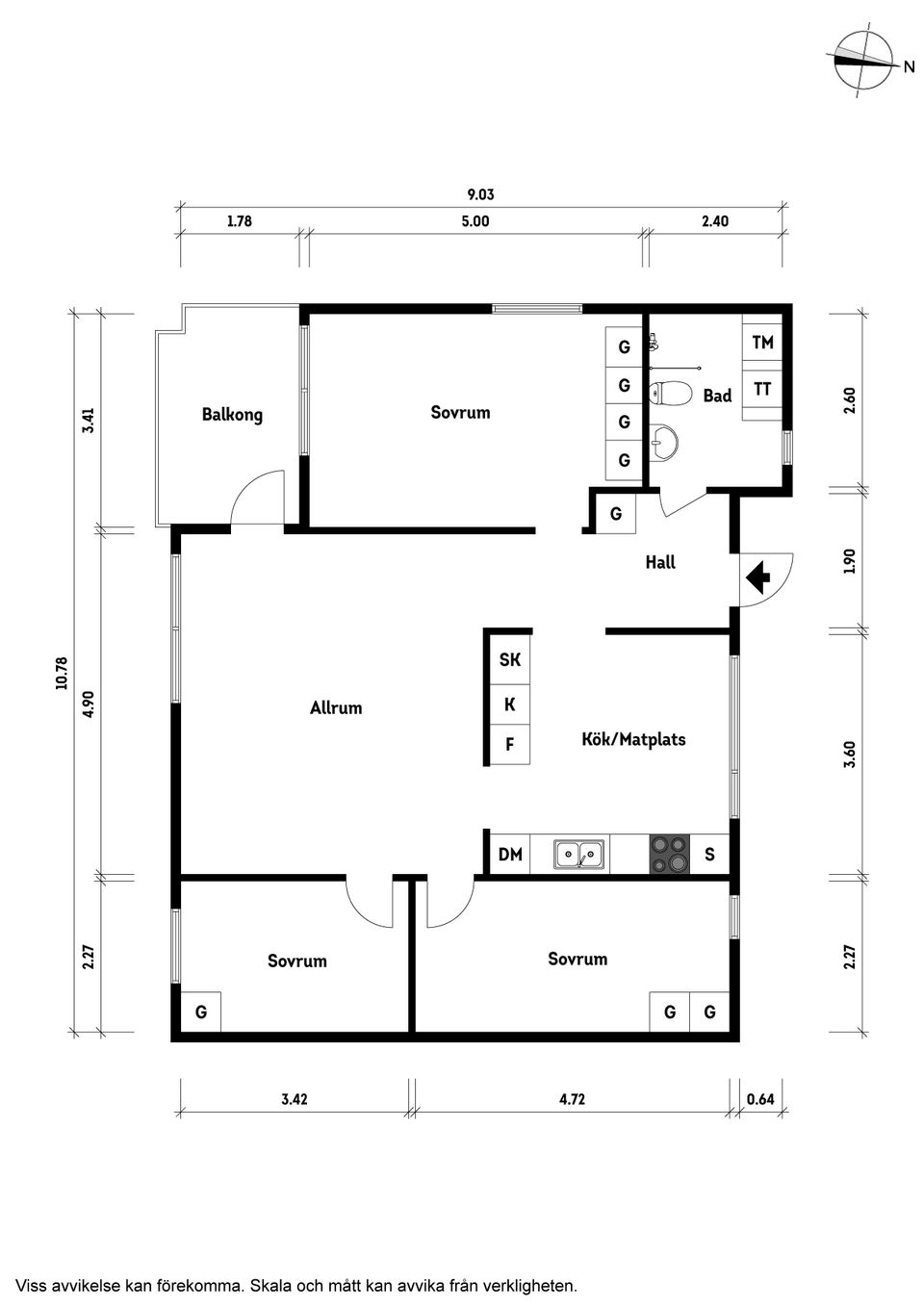 Bostadsrätt, Mor Charlottas väg 11, Björkris, Kungsbacka