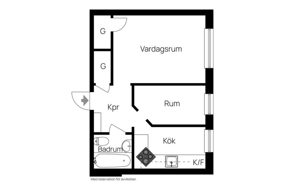 Bostadsrätt, Väderkvarnsgatan 11B, Höganäs/Fålhagen, Uppsala