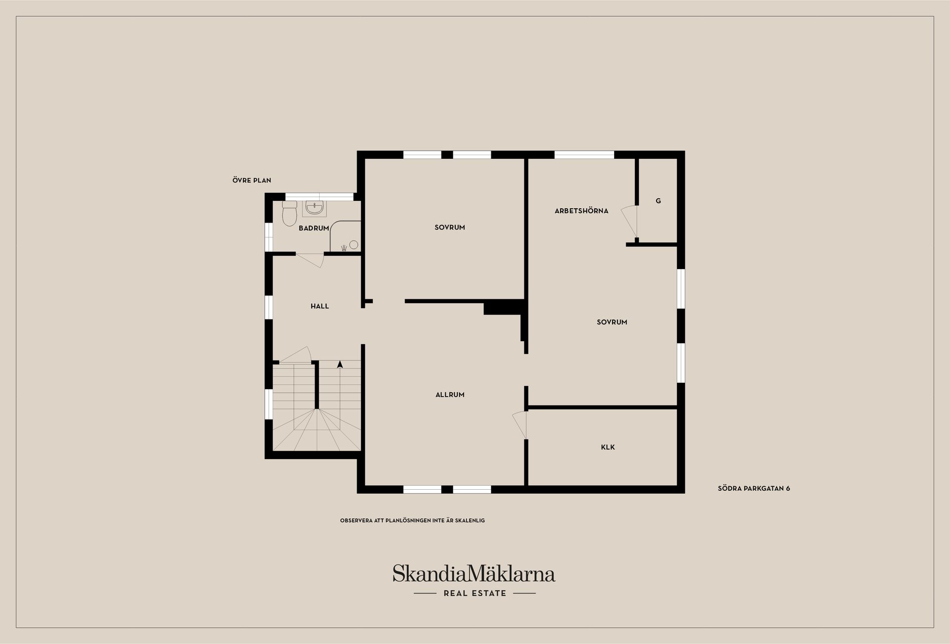 Villa, Södra Parkgatan 6, Huskvarna, Jönköping