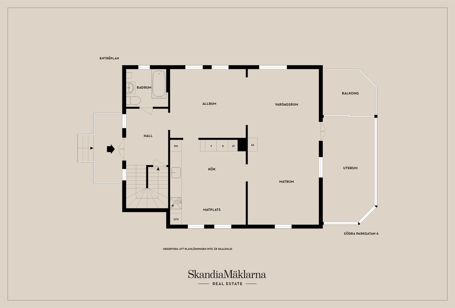 Villa, Södra Parkgatan 6, Huskvarna, Jönköping