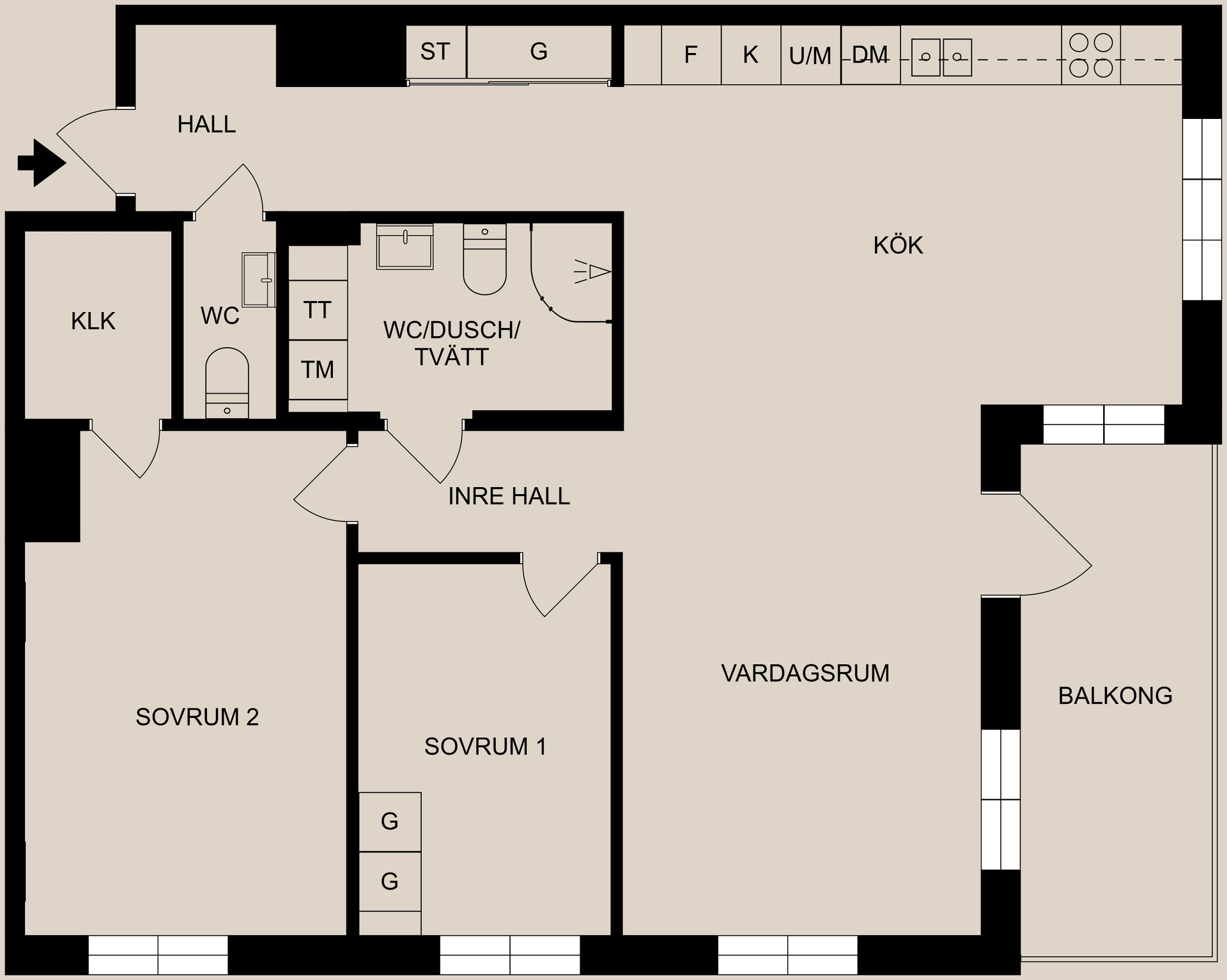 Bostadsrätt, Kungsgatan 57, Centralt - Strömmen, Norrköping