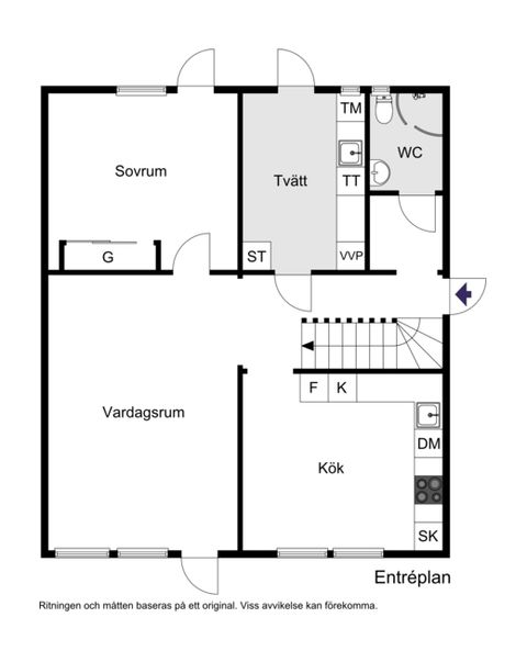 Villa, Radhus, Persgatan 4, Oskarström, Halmstad