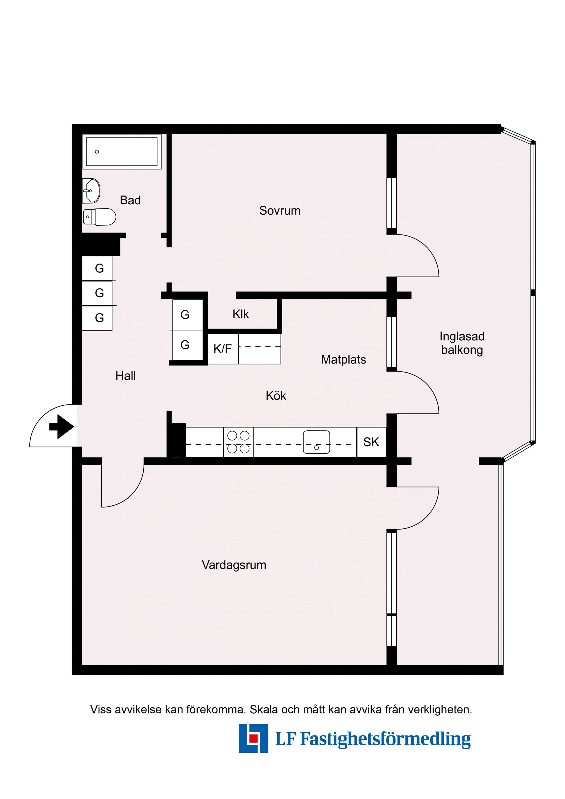 Bostadsrätt, Von lingens väg 17, Rosengård, Malmö