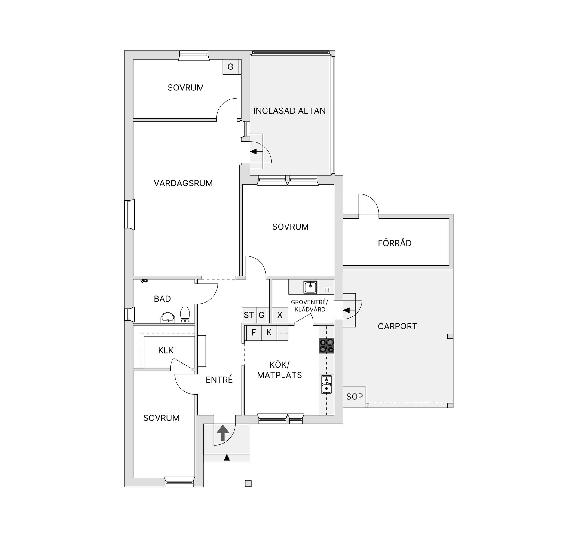 Villa, Bandyvägen 2, Replösa, Ljungby
