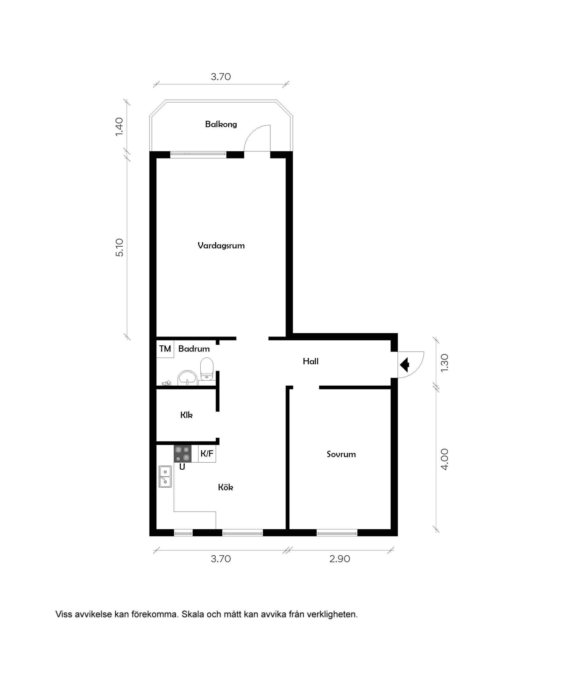 Bostadsrätt, Slötagatan 5D, Fredriksberg, Falköping