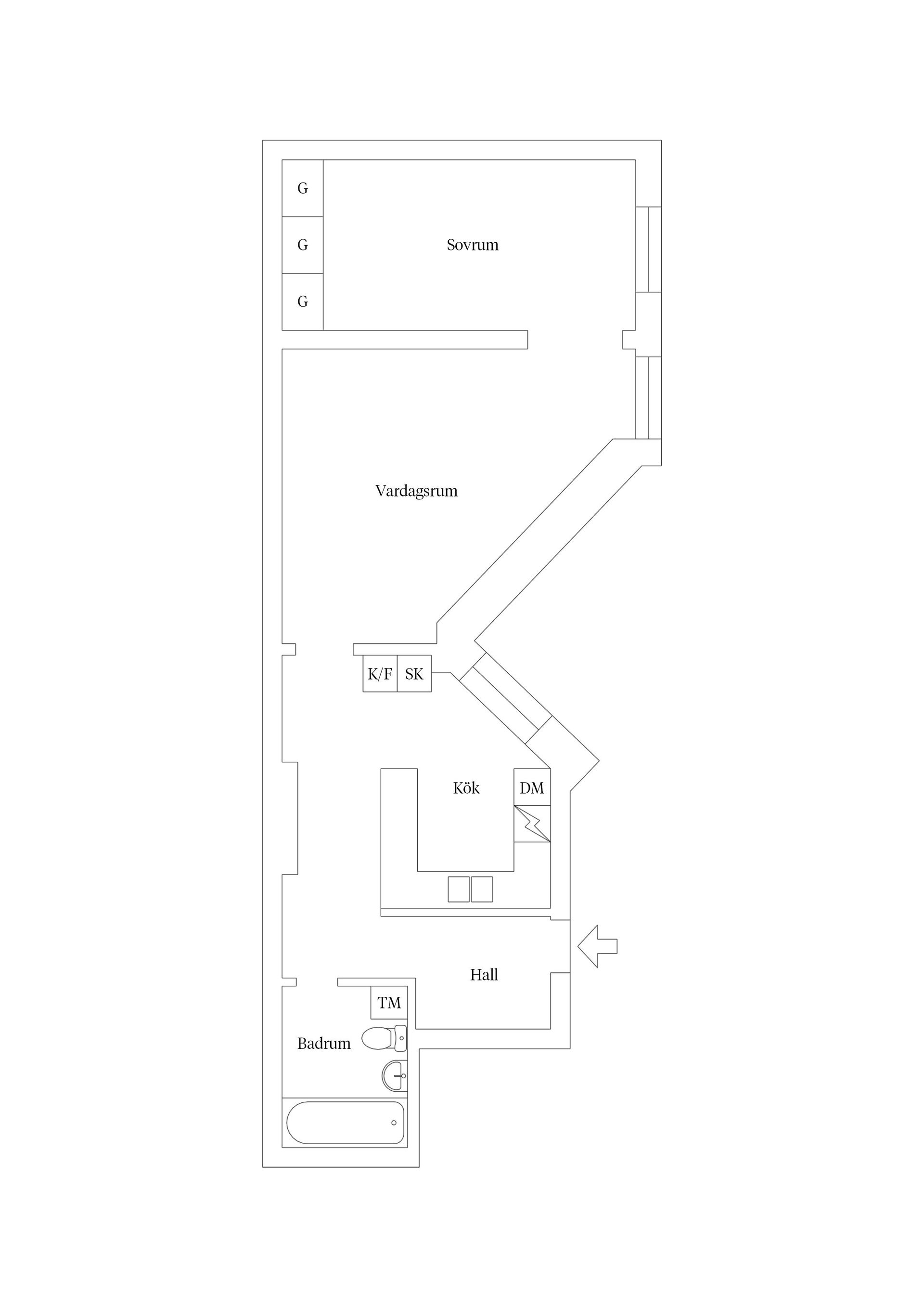 Bostadsrätt, Löjtnantsgatan 12A, Rörsjöstaden, Malmö