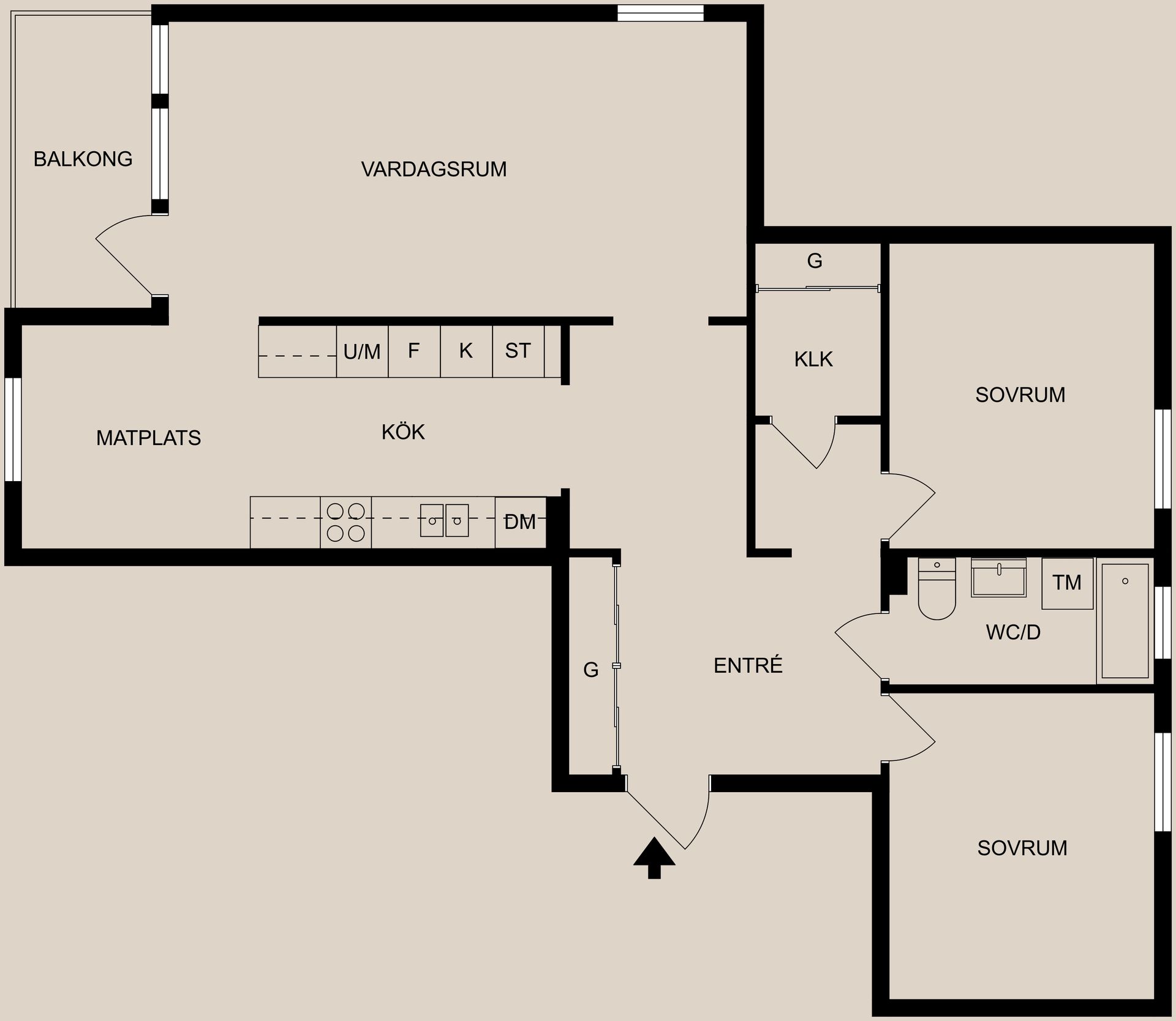 Bostadsrätt, Slottsgatan 128, Centralt, resecentrum, Norrköping