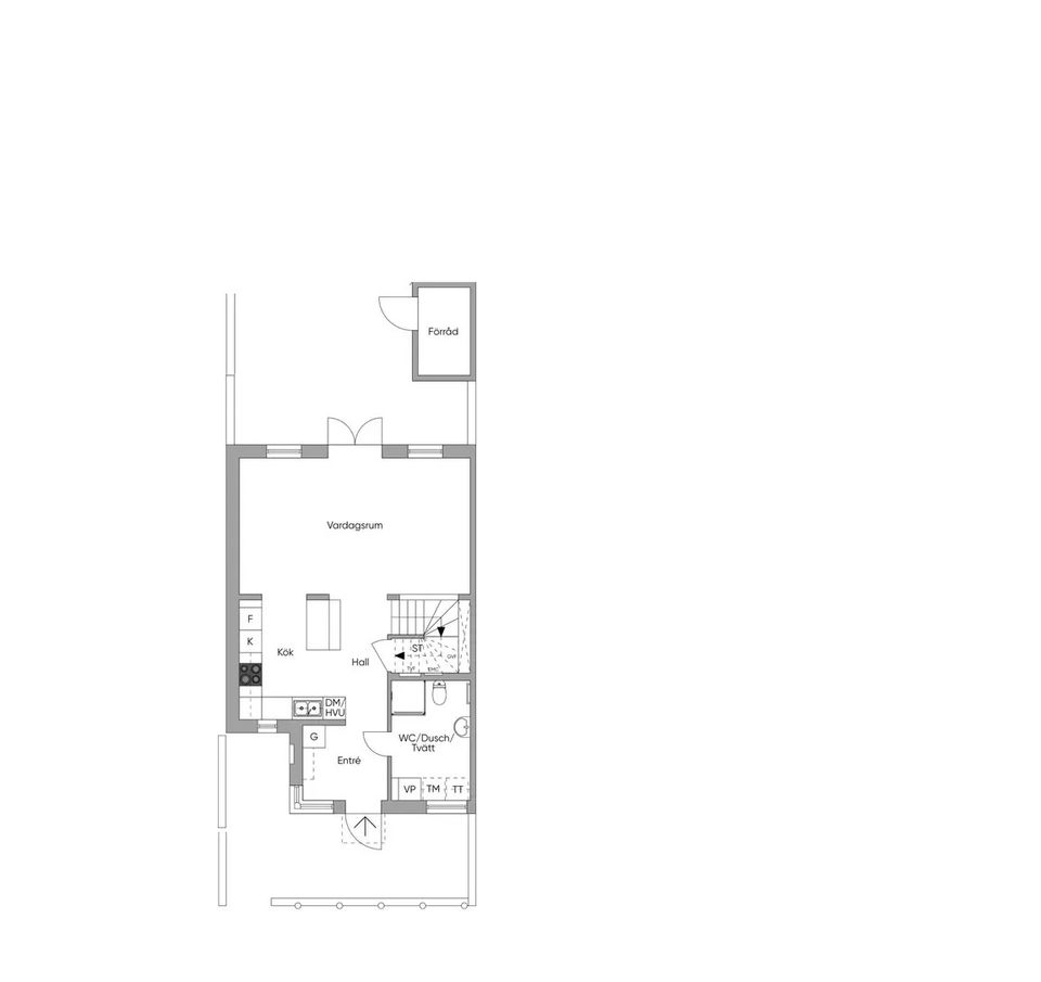 Radhus, Timvinkelvägen 2, Haninge