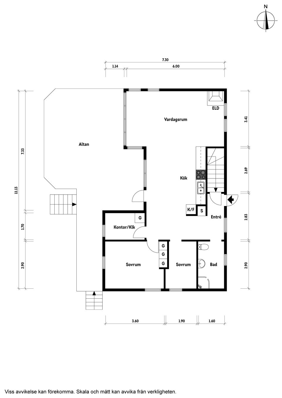 Villa, Svansjövägen 35, Långared, Alingsås