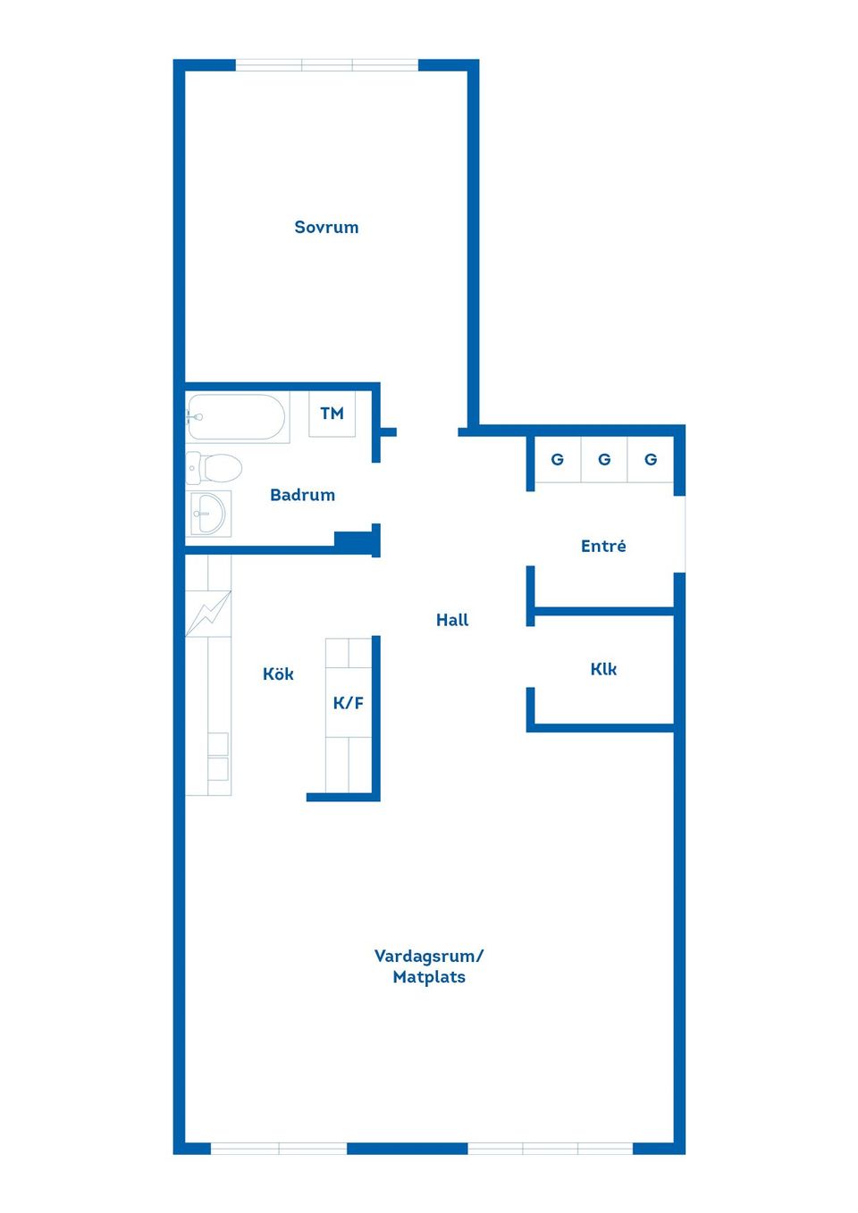 Bostadsrätt, Drottninggatan 33, Centralt, Linköping