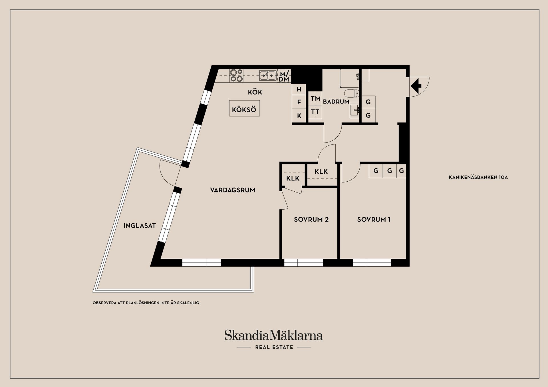 Bostadsrätt, Kanikenäsbanken 10A, Inre hamn, Karlstad