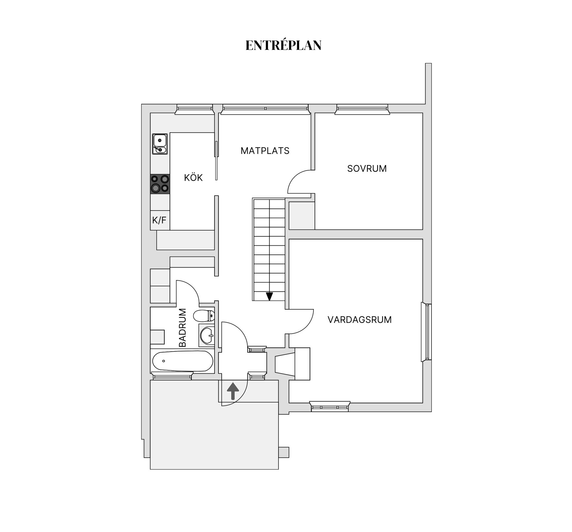 Bostadsrätt, Radhus, Skönstaholmsvägen 95, Hökarängen, Stockholm