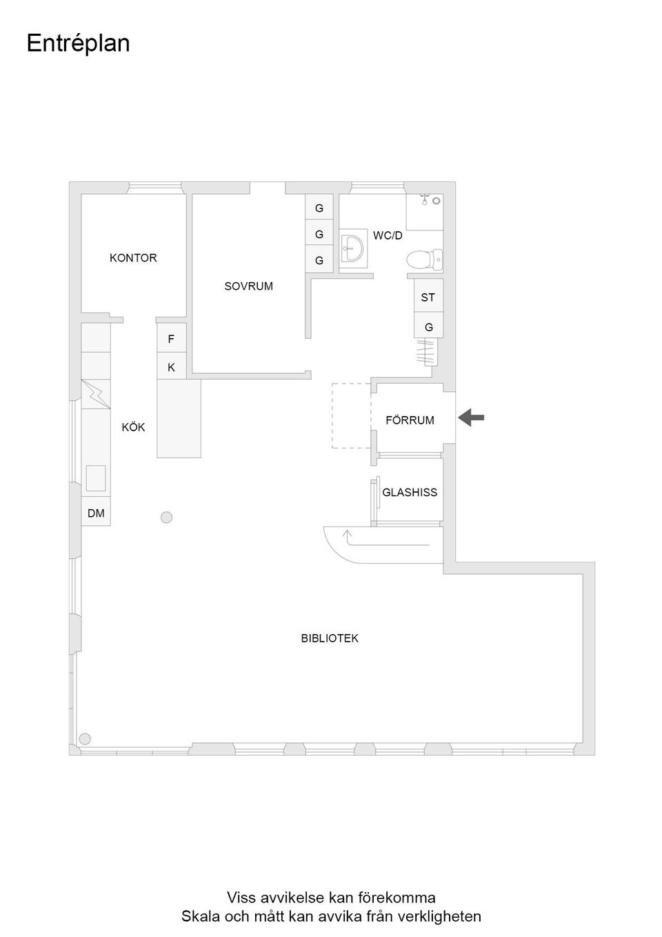 Bostadsrätt, Köpmangatan 14A, Centrum, Skellefteå